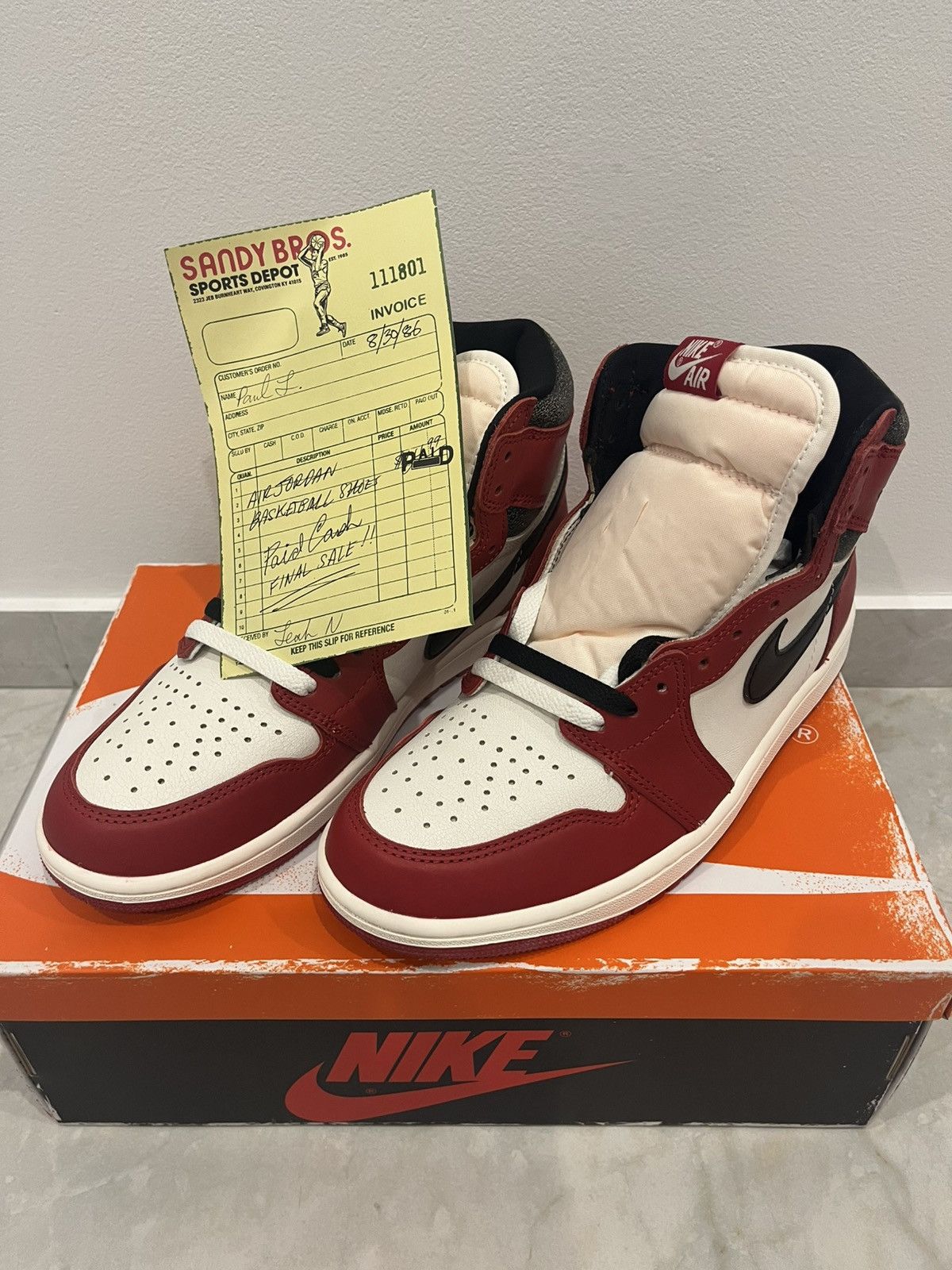 Nike Nike Air Jordan Chicago Size US 8.5 / EU 41-42 - 14 Thumbnail