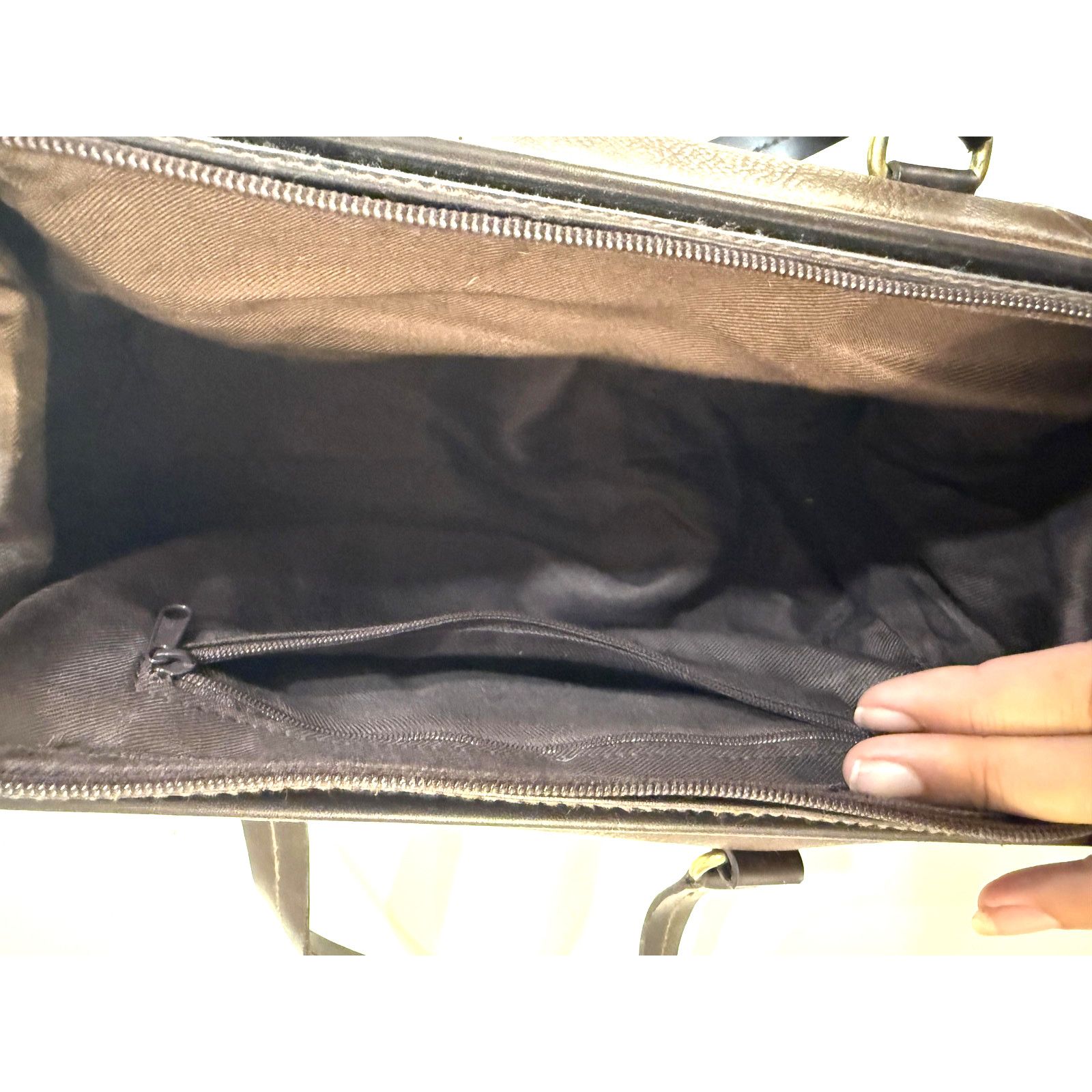 Relic Vintage Relic Brown Leather Duffel Bag Satchel Travel 13" Size ONE SIZE - 8 Thumbnail