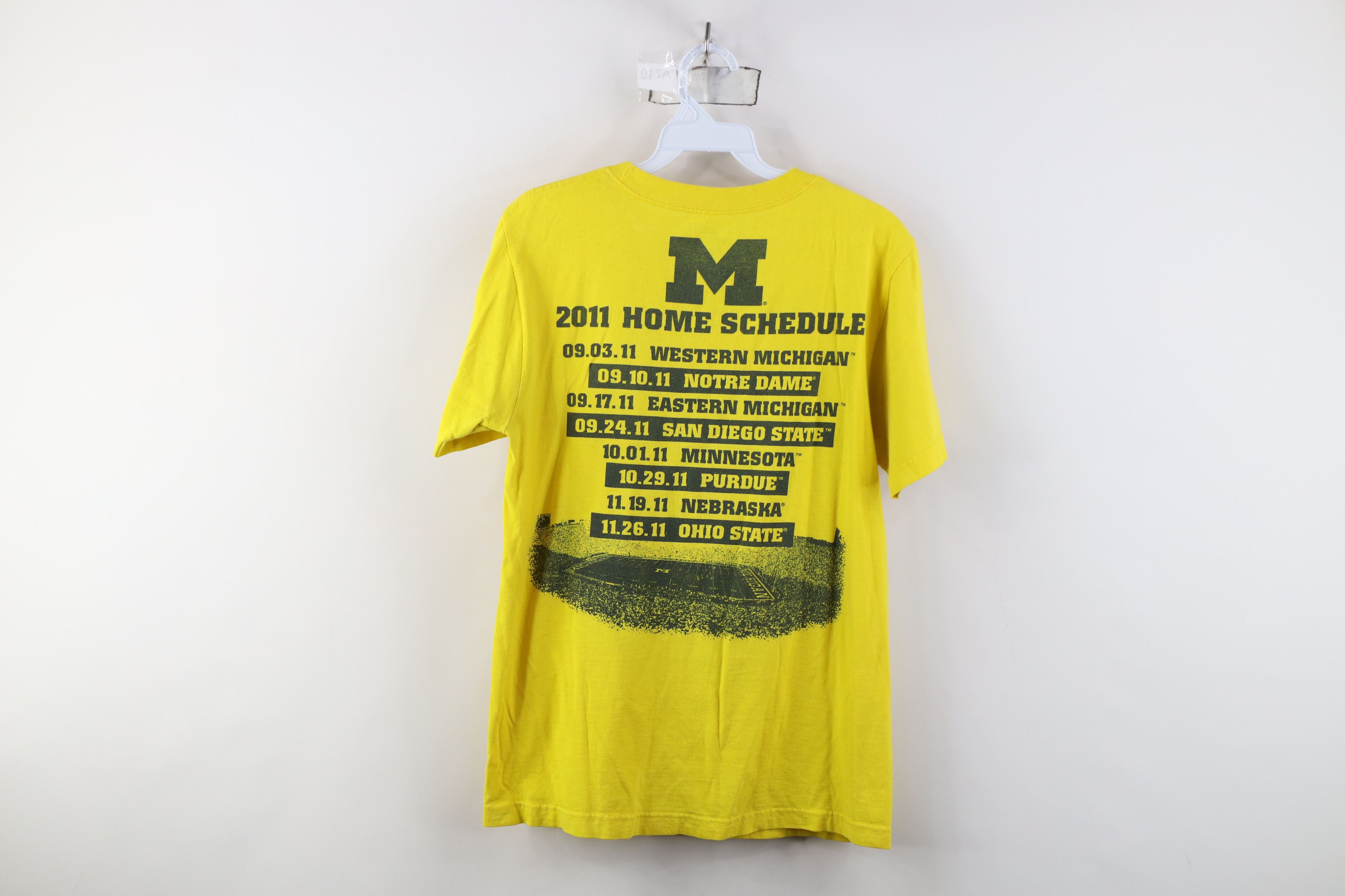 Adidas Adidas University of Michigan Football T-Shirt Maize Cotton Size US S / EU 44-46 / 1 - 13 Thumbnail