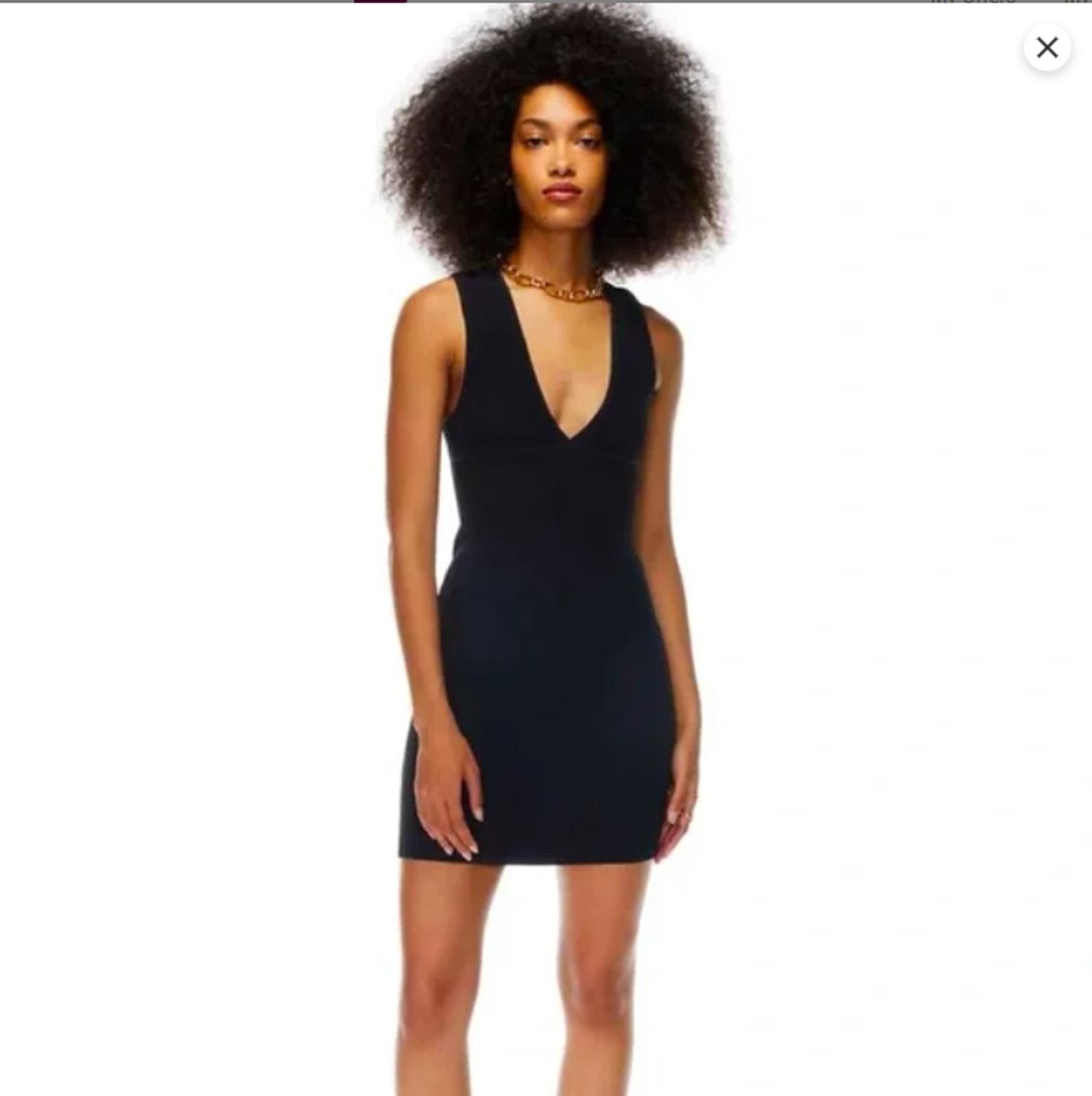 Designer House of Harlow 1960 Ribbed Mini Dress - Size L - NWT (New) Size L / US 10 / IT 46 - 1 Thumbnail