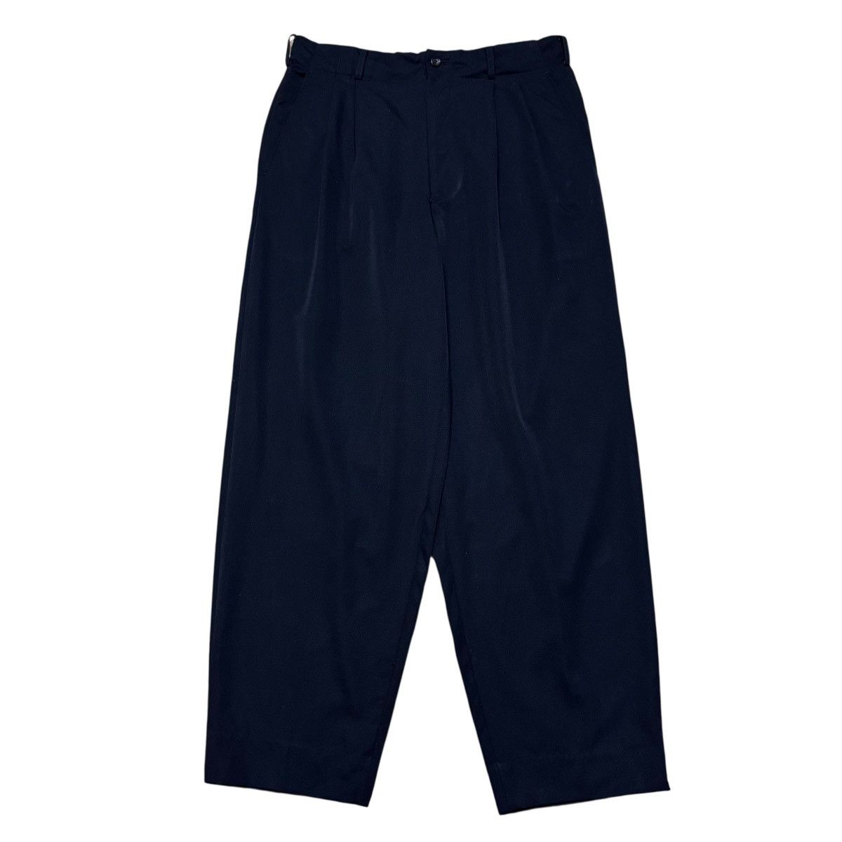 Yohji Yamamoto Vintage Yohji Yamamoto LQ Black Wool Baggy Pants Size US 34 / EU 50 - 1 Thumbnail