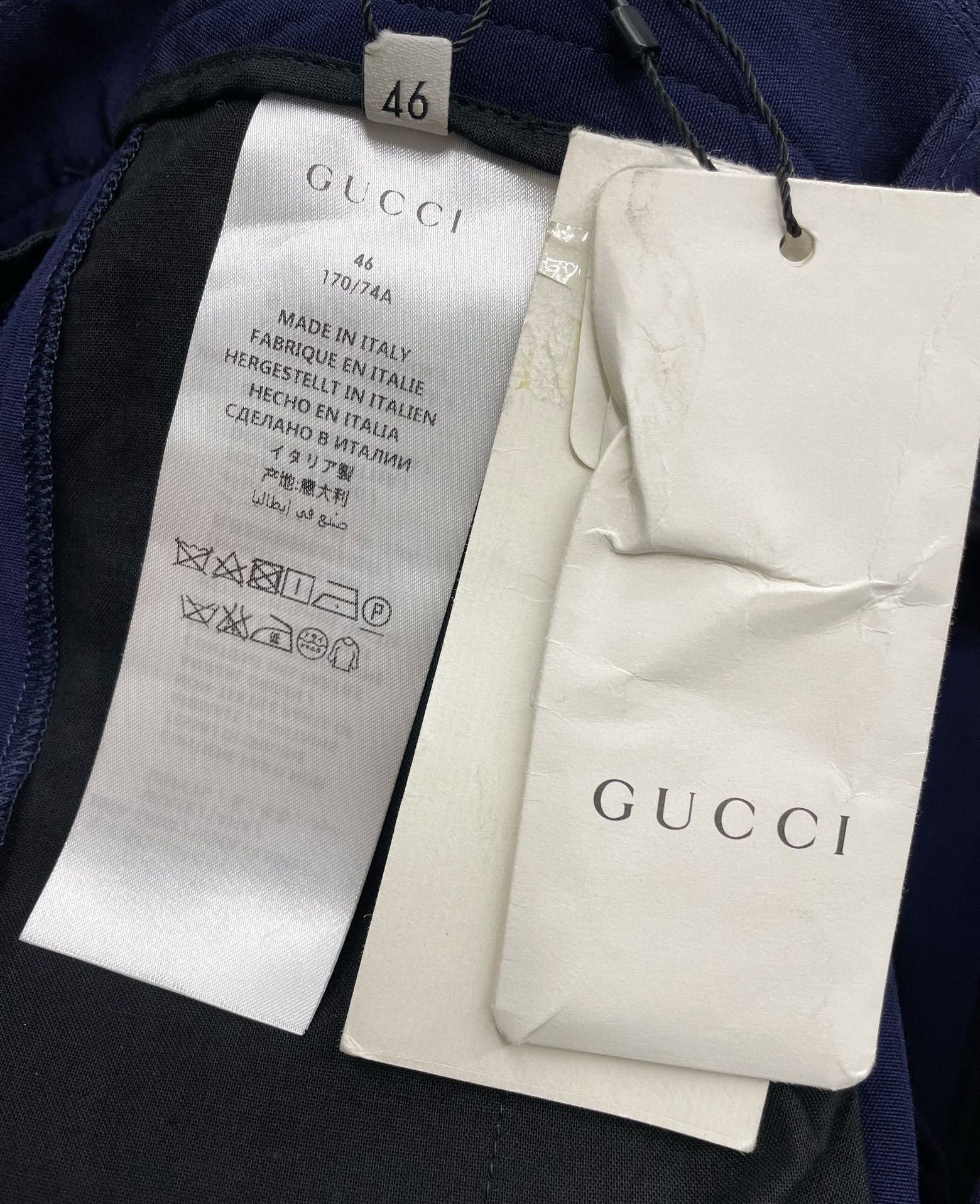 Gucci Gucci Dark blue casual trousers 2501-Nextarrow Size US 30 / EU 46 - 6 Thumbnail