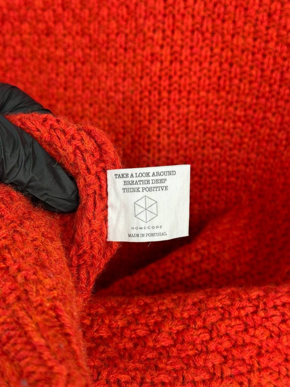 Homecore Homecore 100% Wool Chunky Knit Sweater Red Made in Portugal Size L / US 10 / IT 46 - 12 Thumbnail