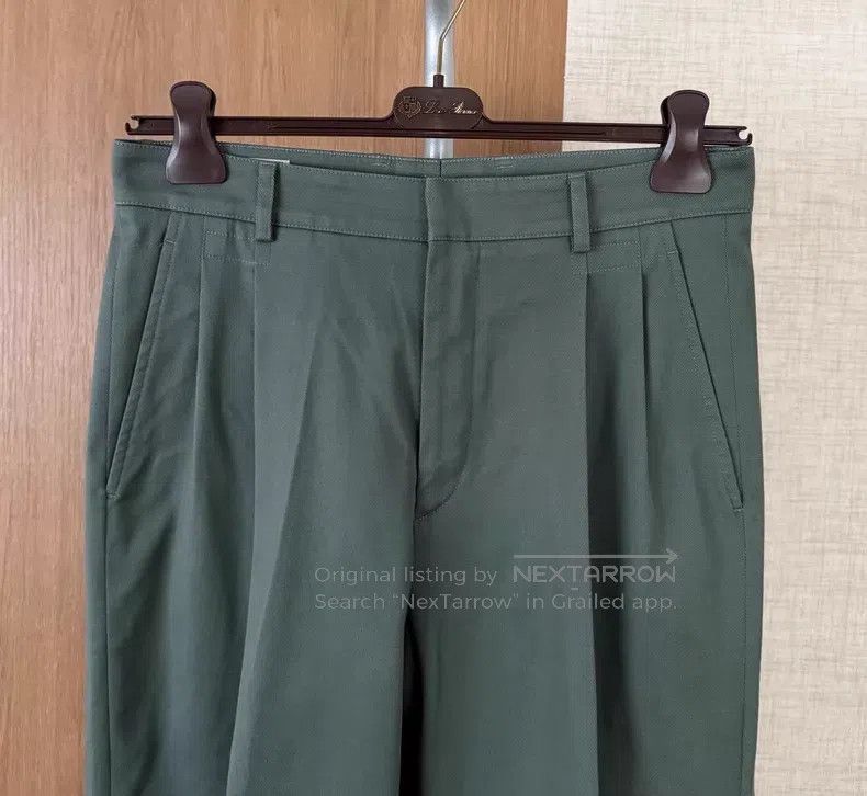 Hermes Hermes Men's casual pants made of gabardine for spring and Size US 40 / EU 56 - 2 Thumbnail