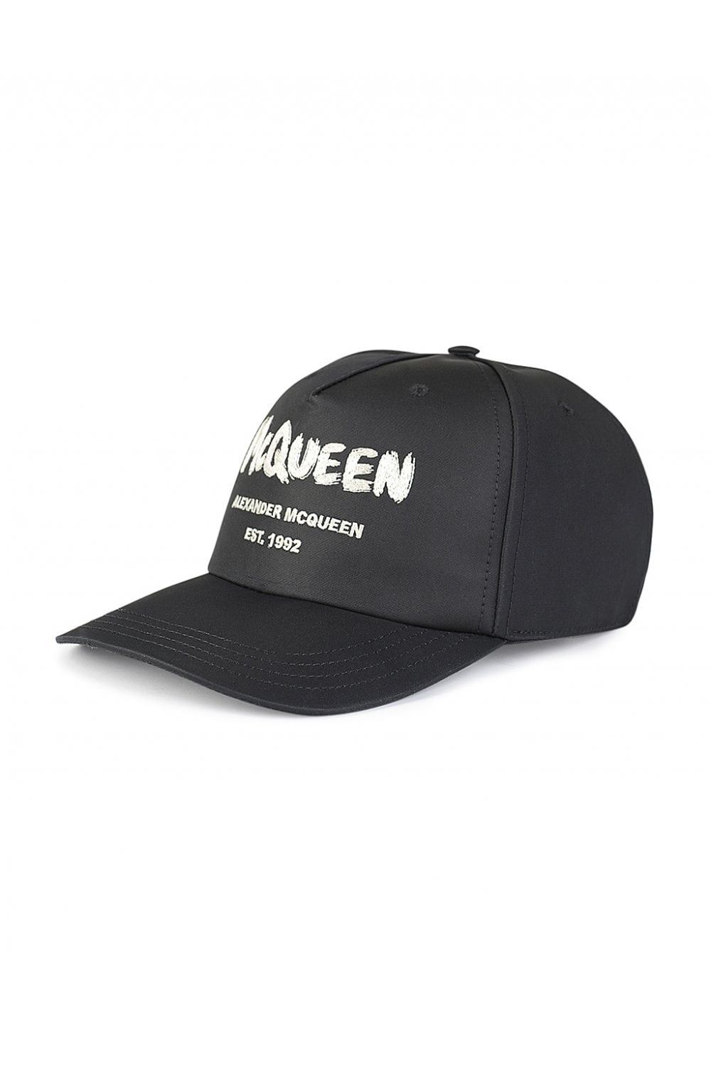Alexander McQueen o1w1db10725 Size:Medium/Graffiti Baseball Cap in Black Size ONE SIZE - 3 Thumbnail