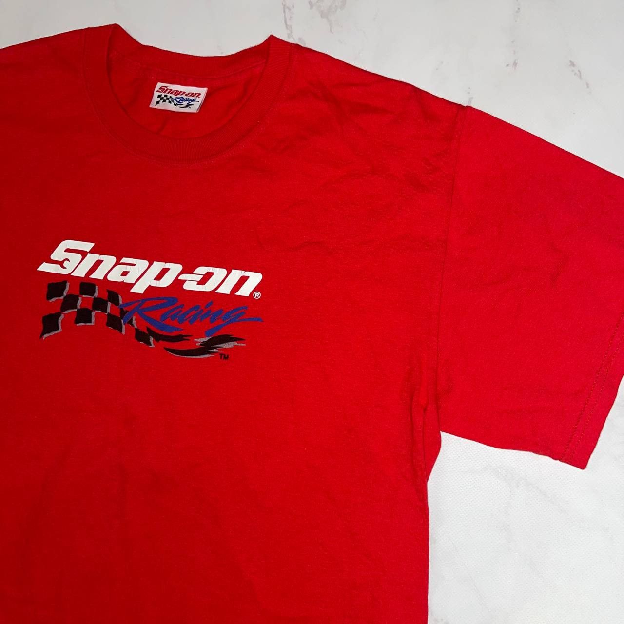 Vintage Vintage Racing Snap On Tools Tshirt Red t-shirt size XL Size US XL / EU 56 / 4 - 5 Thumbnail