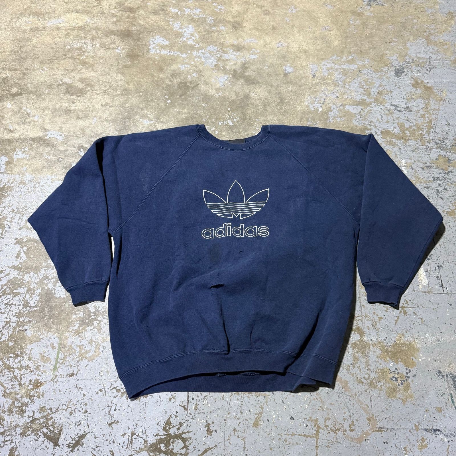 Adidas Vintage 90’s Adidas Crewneck Xxl Size US XXL / EU 58 / 5 - 1 Thumbnail
