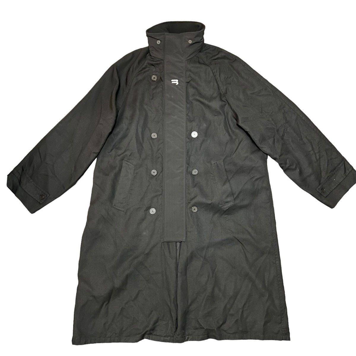 Balenciaga BALENCIAGA 2021AW OVERSIZED HYBRID TRENCH COAT JACKET Size US S / EU 44-46 / 1 - 1 Thumbnail
