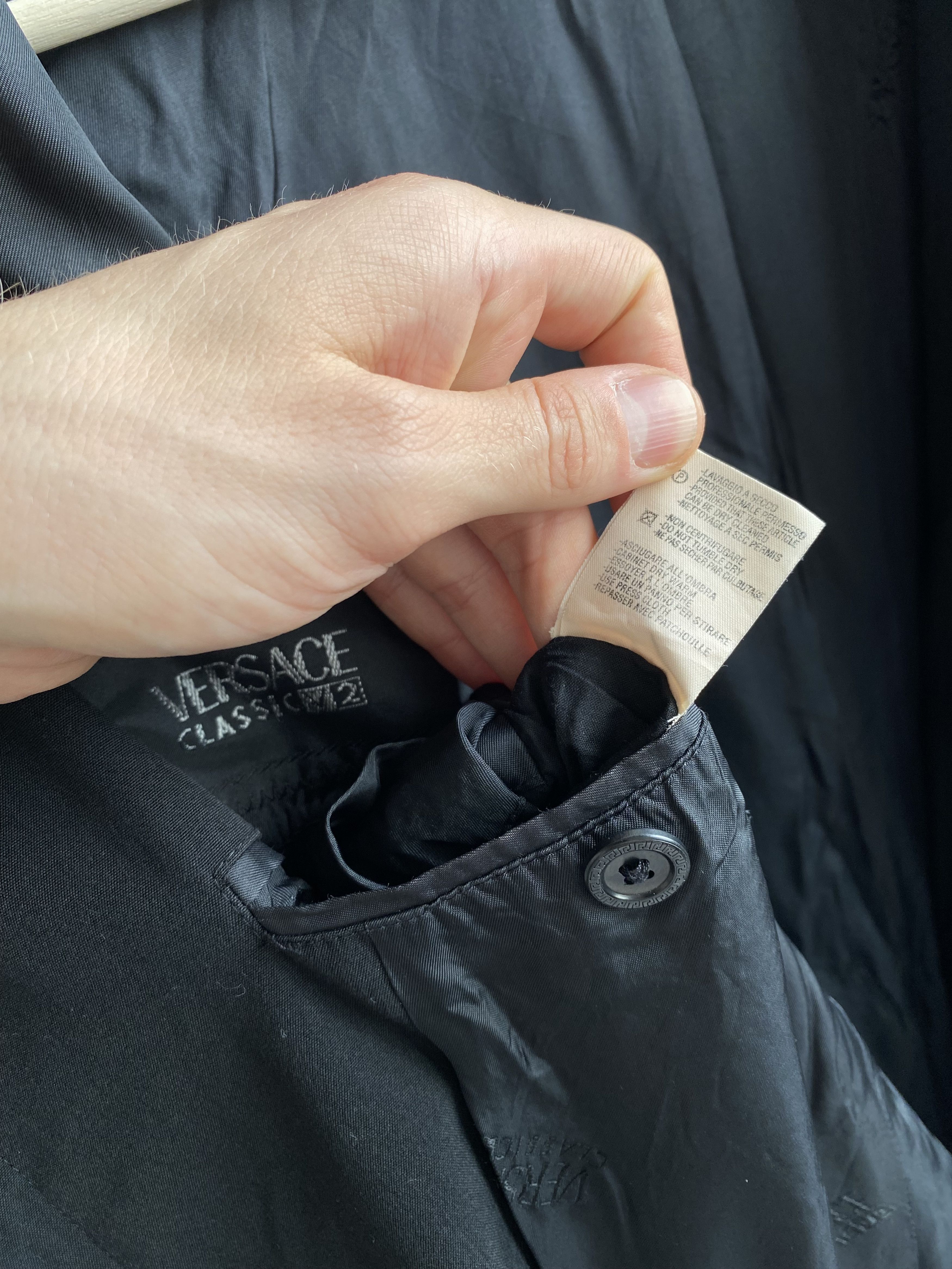 Versace Versace 90s Classic V2 Zip Blazer Size 48L - 14 Thumbnail