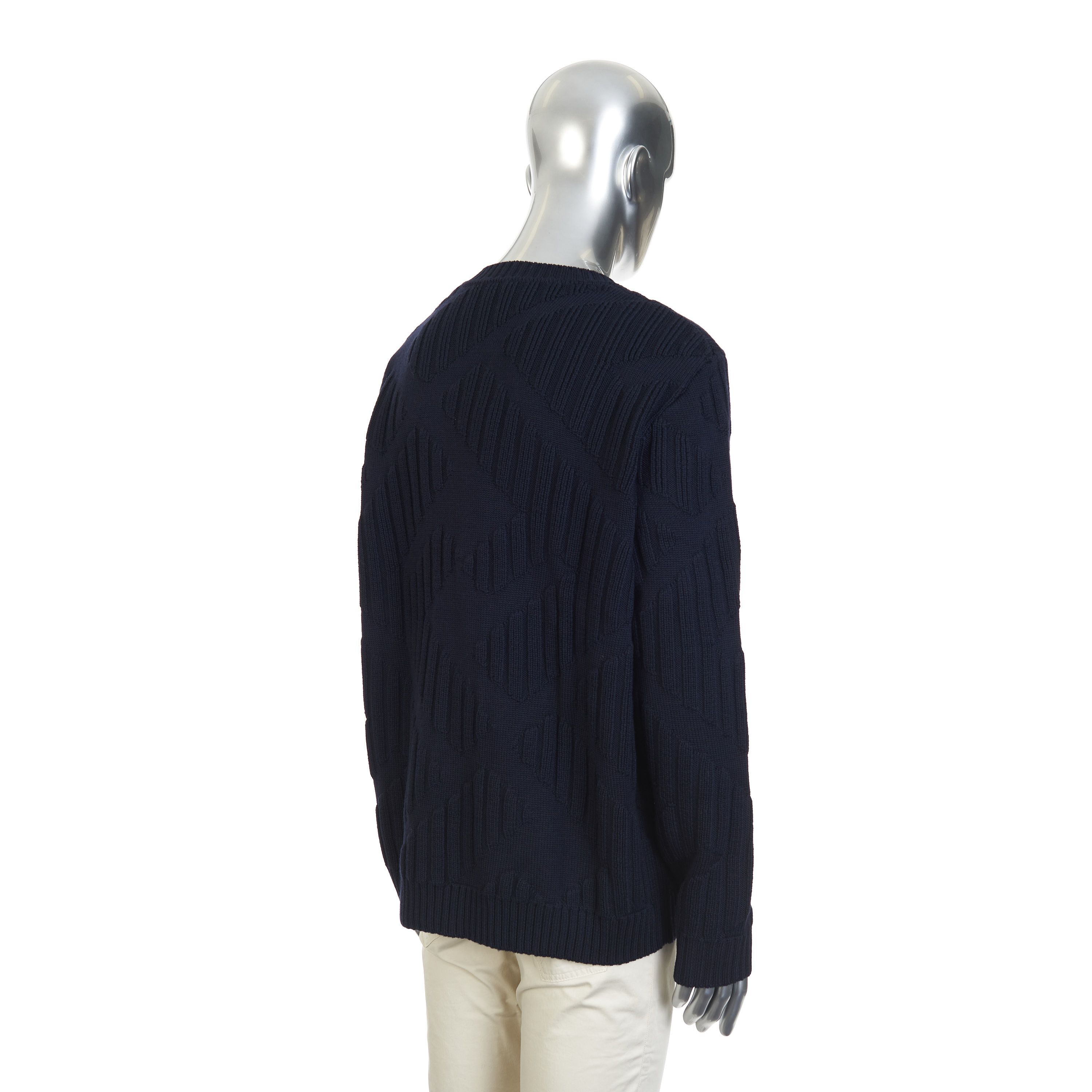 Fendi Sweater In Fleece Wool With All Over Jacquard Fendi Motif Size US XL / EU 56 / 4 - 7 Thumbnail