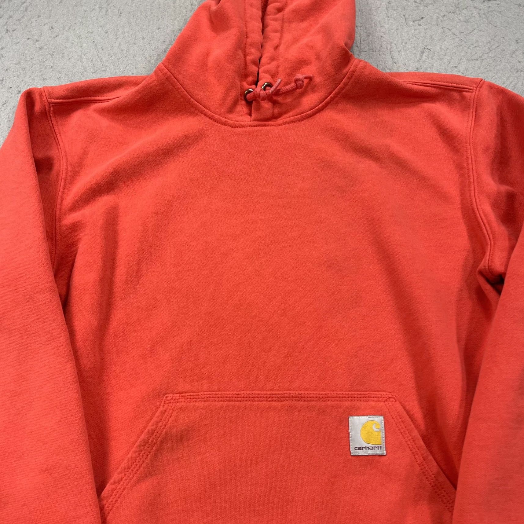 Carhartt Carhartt Hoodie Mens Small Orange Pink Loose Midweight Sweatshirt Workwear K288 Size US S / EU 44-46 / 1 - 2 Thumbnail