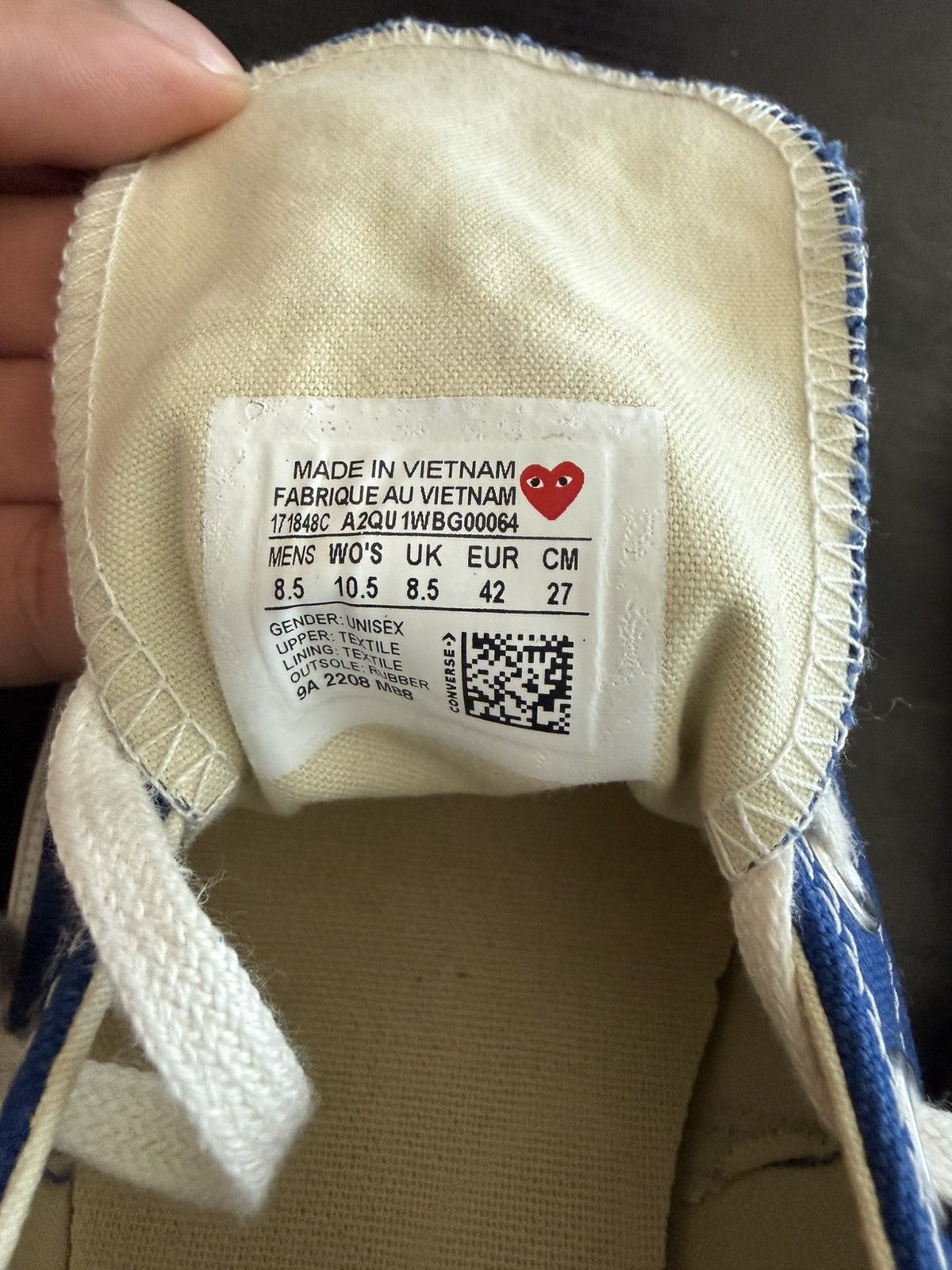 Comme des Garcons comme de garcon chucks Size US 8.5 / EU 41-42 - 6 Thumbnail