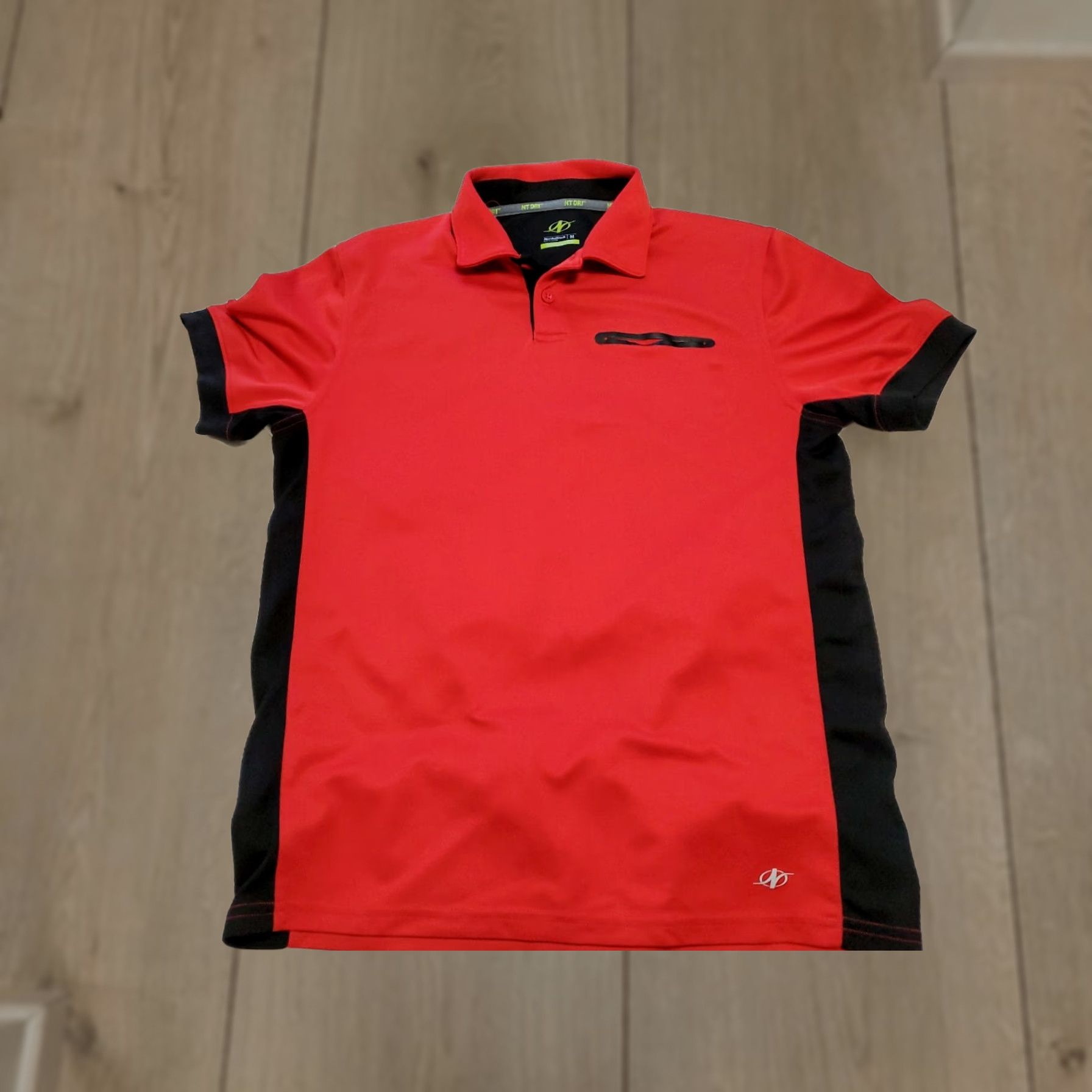 Vintage NordicTrack Polo Shirt Mens M Red Short Sleeve Athletic Fit NT~DRI Golf Activewear Shirt Size US M / EU 48-50 / 2 - 1 Thumbnail