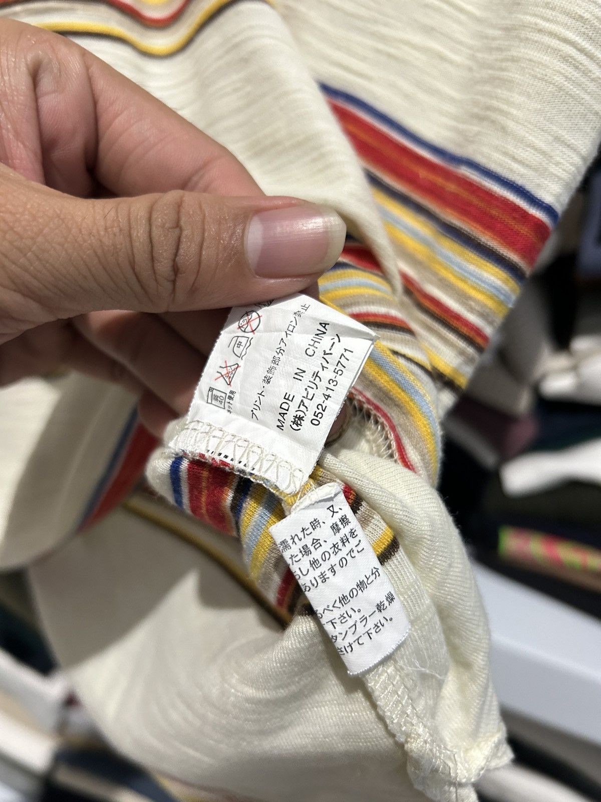 Japanese Brand Lock Heaven poloshirt multicolor streep Size US M / EU 48-50 / 2 - 8 Thumbnail
