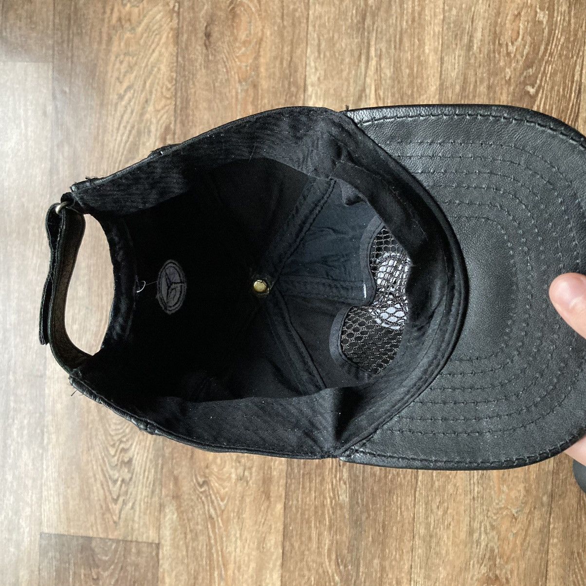Formula 1 × Mercedes-Benz × Vintage Vintage Leather Mercedes Benz Formula uno Cap Size 30 - 4 Thumbnail