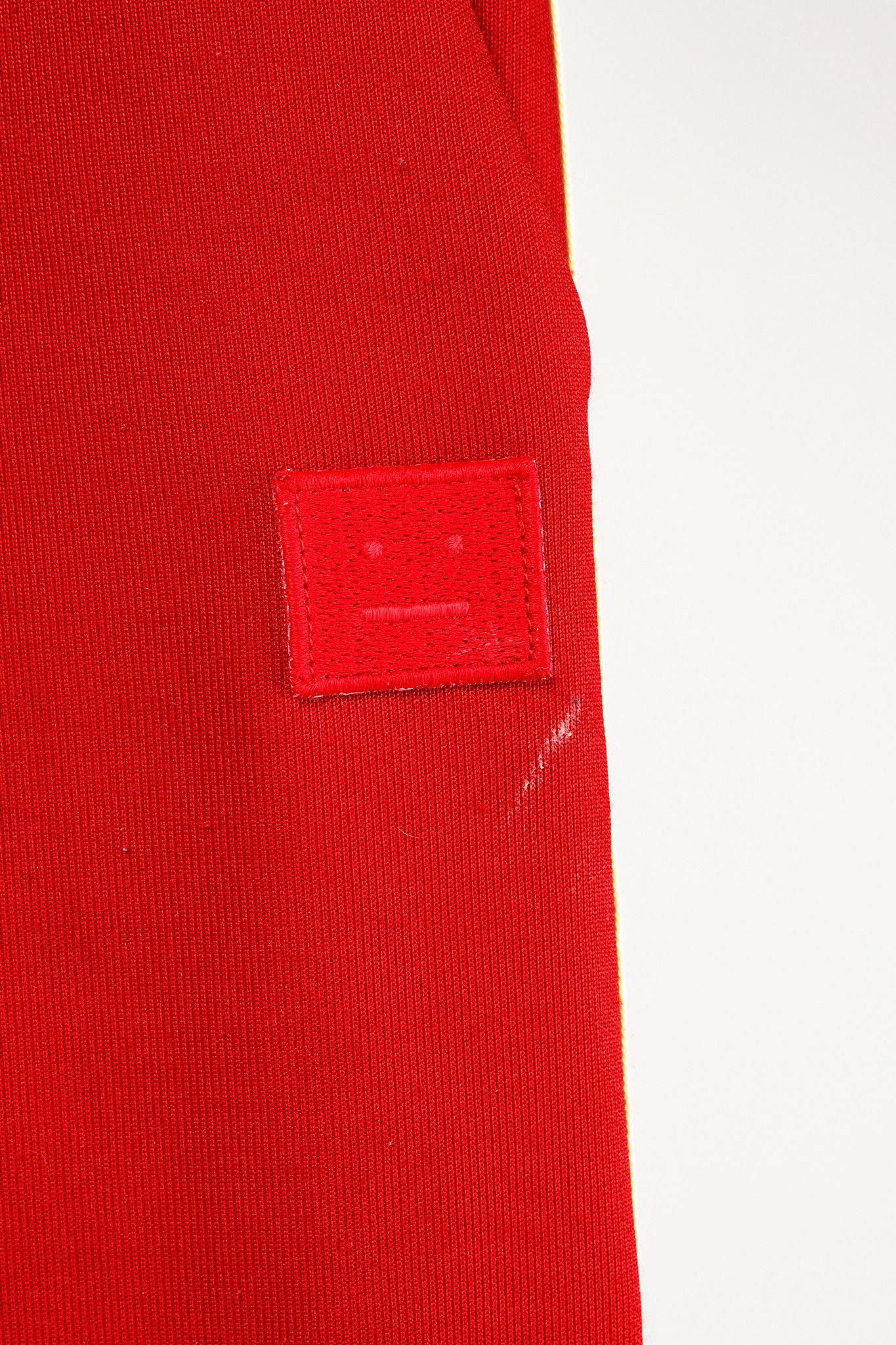 Acne Studios Acne Studios Norwich Face Red Jersey Taped Track Pants Size US 34 / EU 50 - 6 Thumbnail