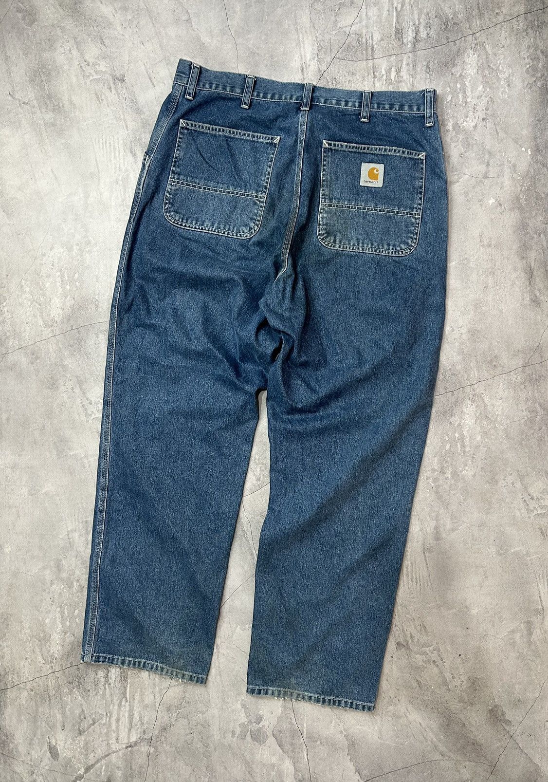 Carhartt × Carhartt Wip × Vintage Y2K Carhartt Style Baggy Carpenter Skater Utility Pants Size US 34 / EU 50 - 1 Thumbnail