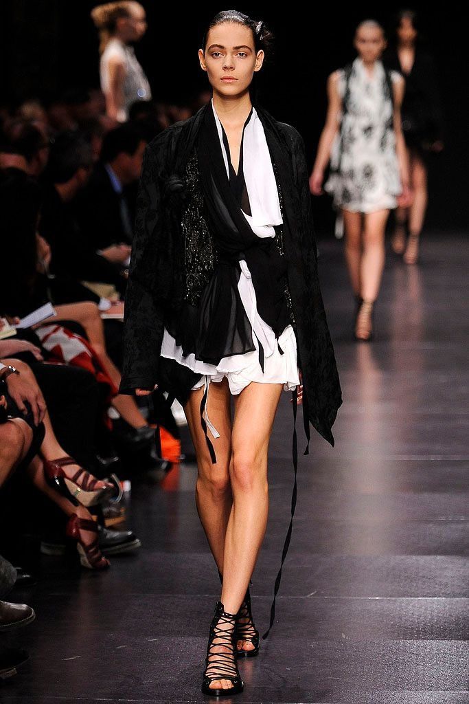 Ann Demeulemeester Ann Demeulemeester SS09Runway Asymmetric “Glass” Vest Jacket Size XS / US 0-2 / IT 36-38 - 2 Thumbnail
