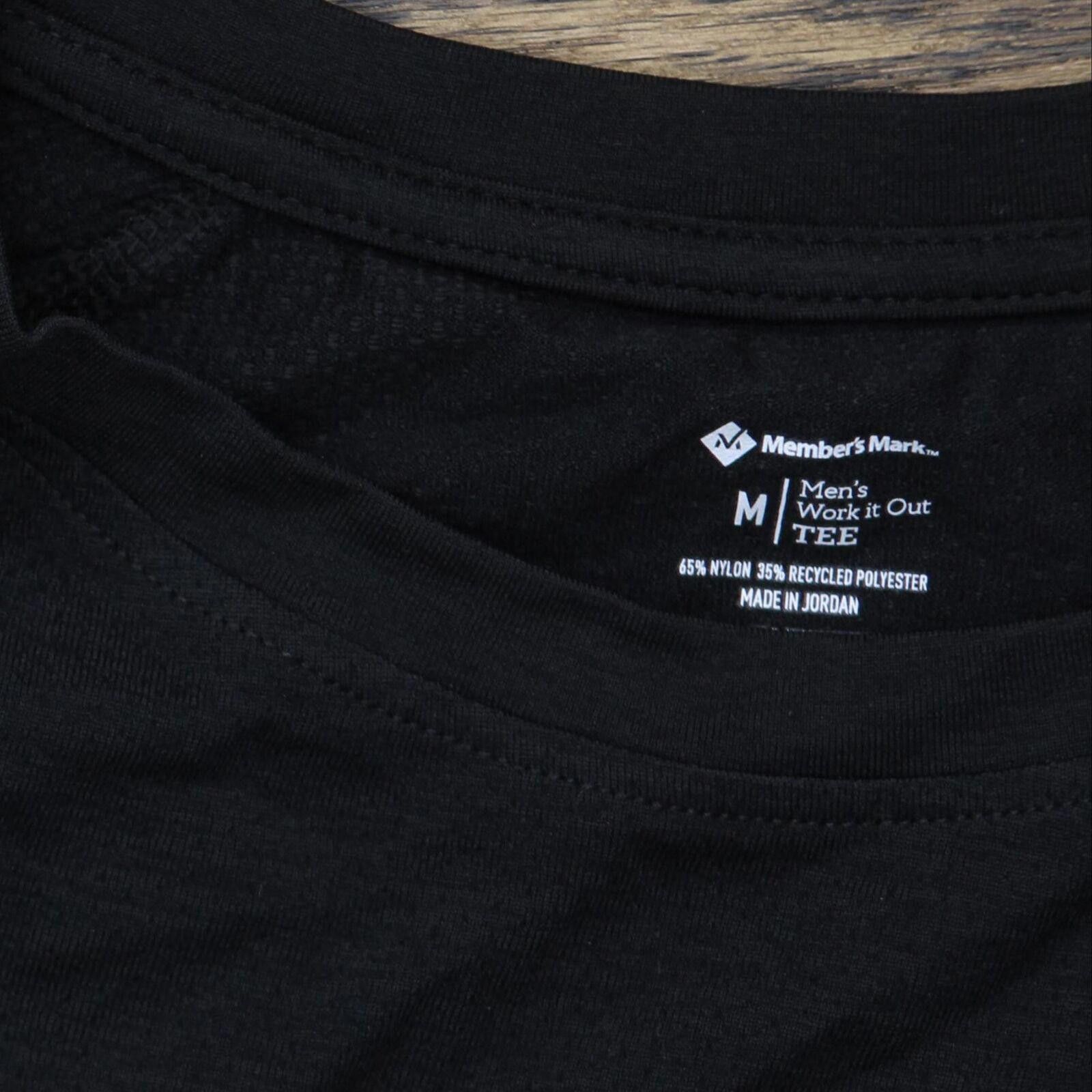 Other NWT Member's Mark Out Active T-Shirt Tee ALPSM11120 L Black Size US L / EU 52-54 / 3 - 4 Thumbnail