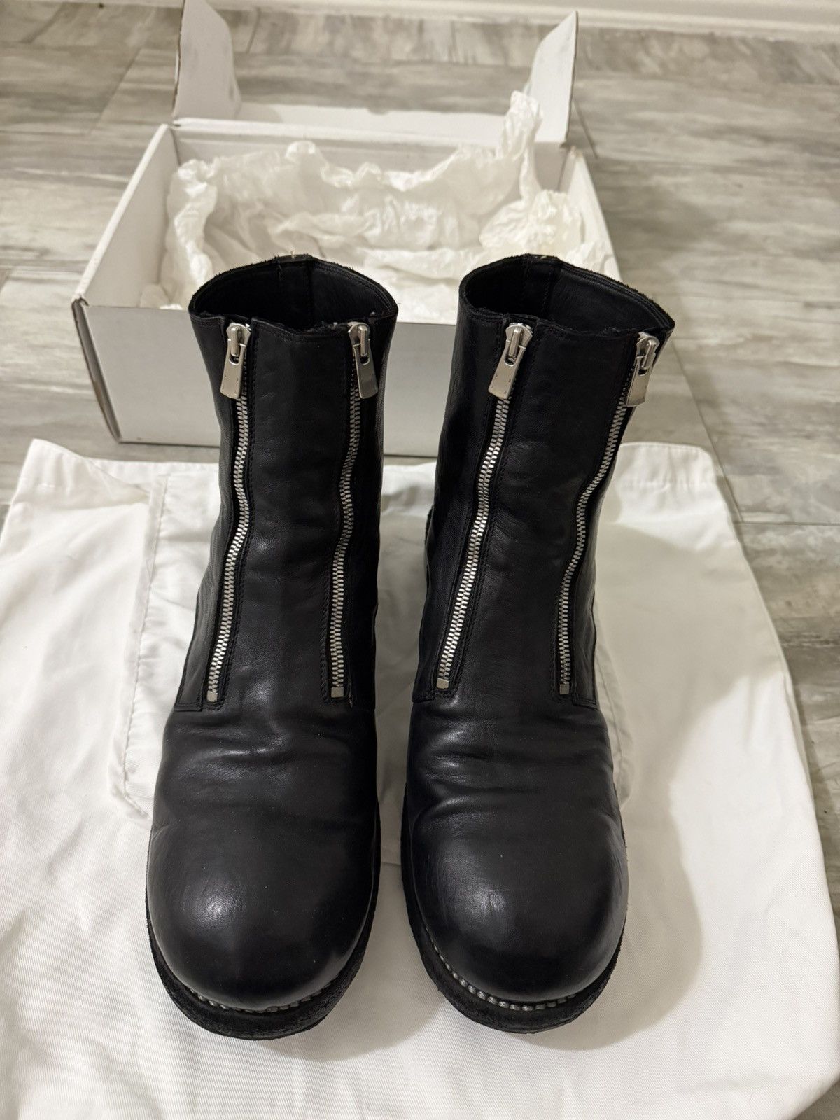 Guidi Guidi GR07FZI Double Front Zip Metal Heel Matrix Boots Size US 12 / EU 45 - 3 Thumbnail