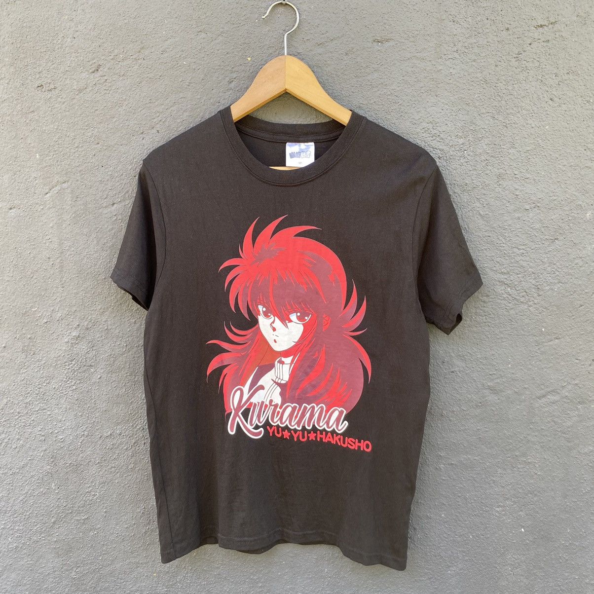 Anime Rare Yu Yu Hakusho Kurama Japanese Anime Character Tee Size US M / EU 48-50 / 2 - 1 Thumbnail