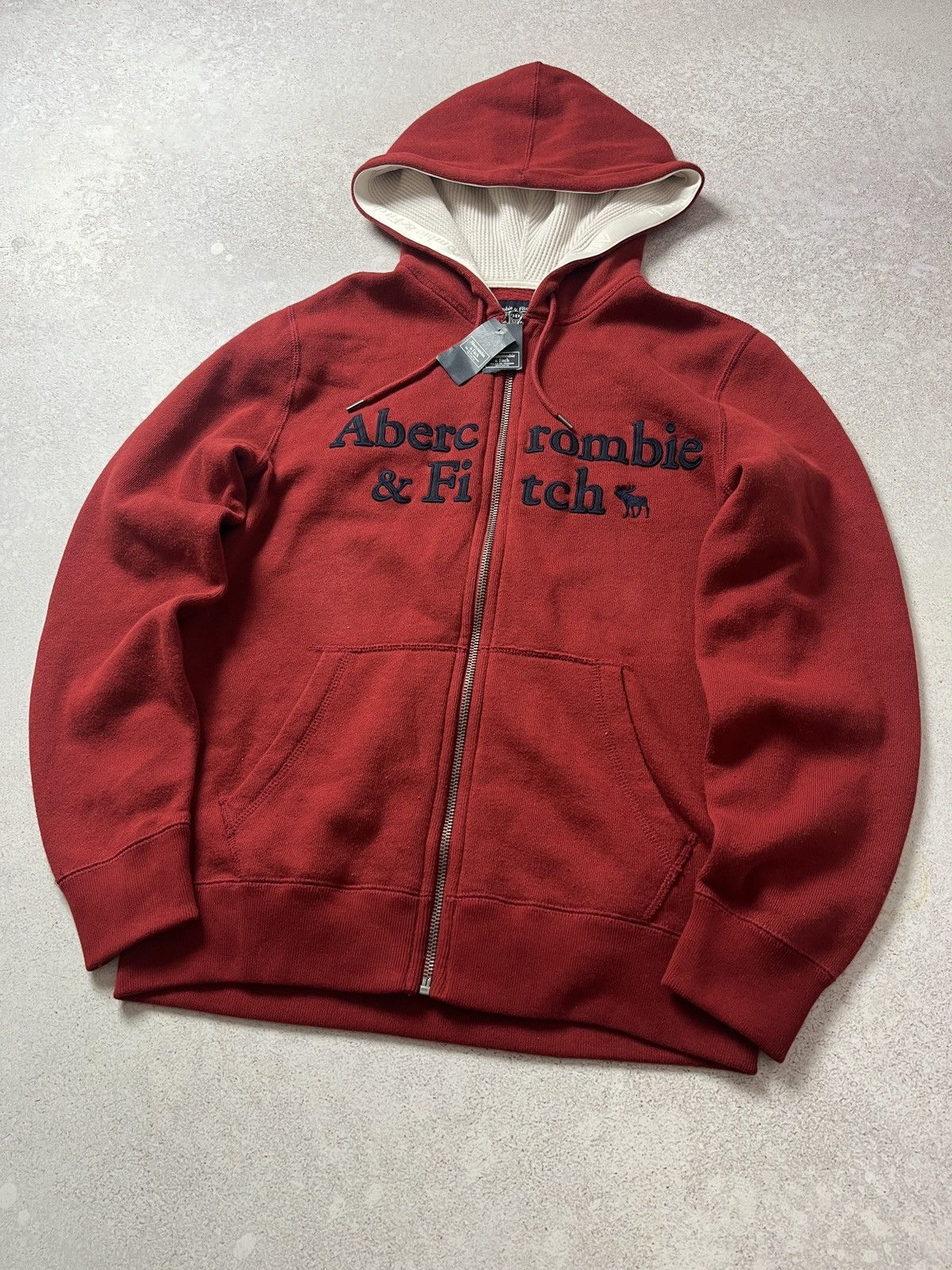 Abercrombie & Fitch ABERCROMBIE & FITCH A&F ZIP HOODIE Y2K SIZE XS Size US XS / EU 42 / 0 - 3 Thumbnail