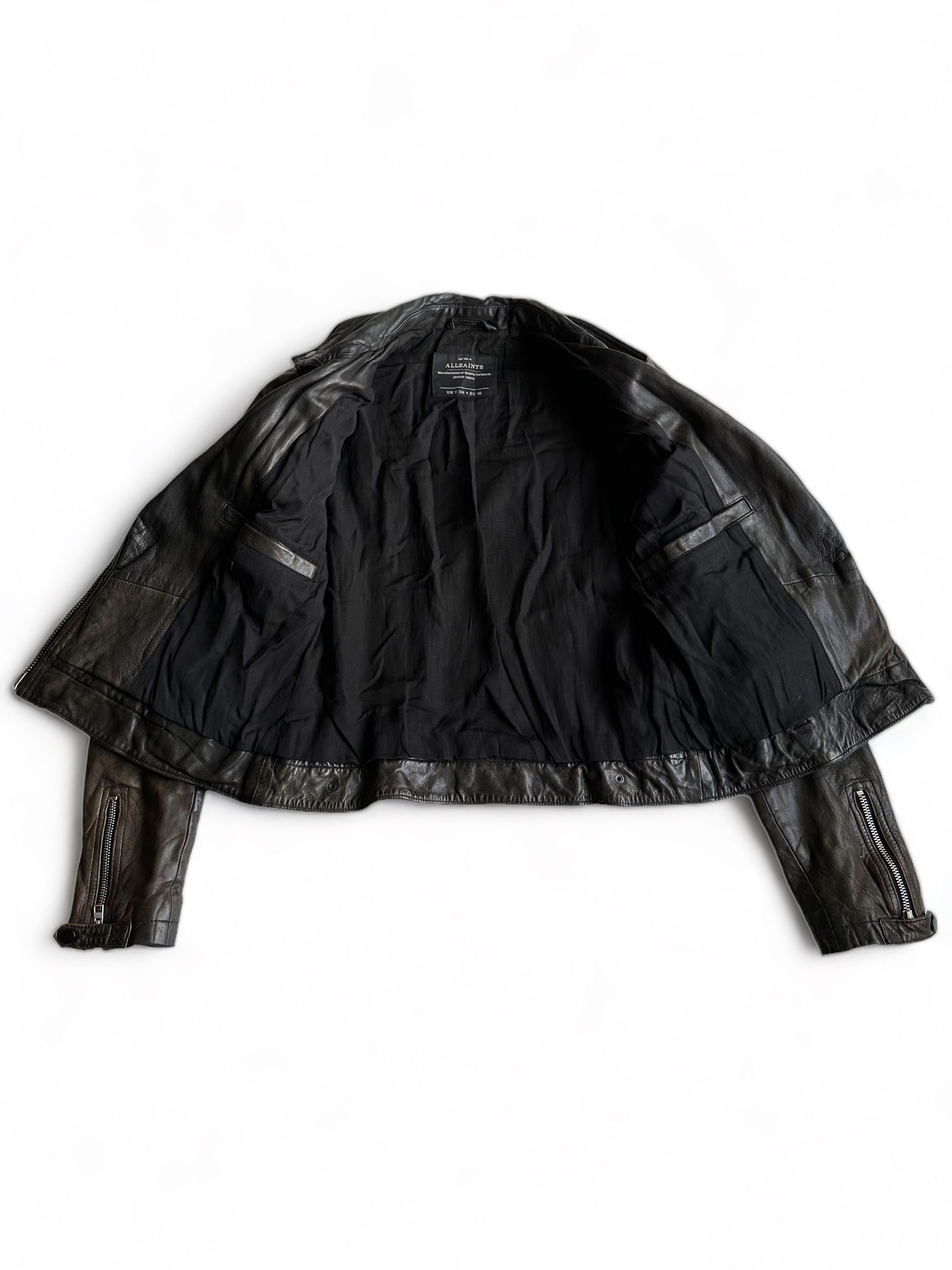 Allsaints Allsaints Conroy Leather Biker Jacket US4 Size S / US 4 / IT 40 - 3 Thumbnail