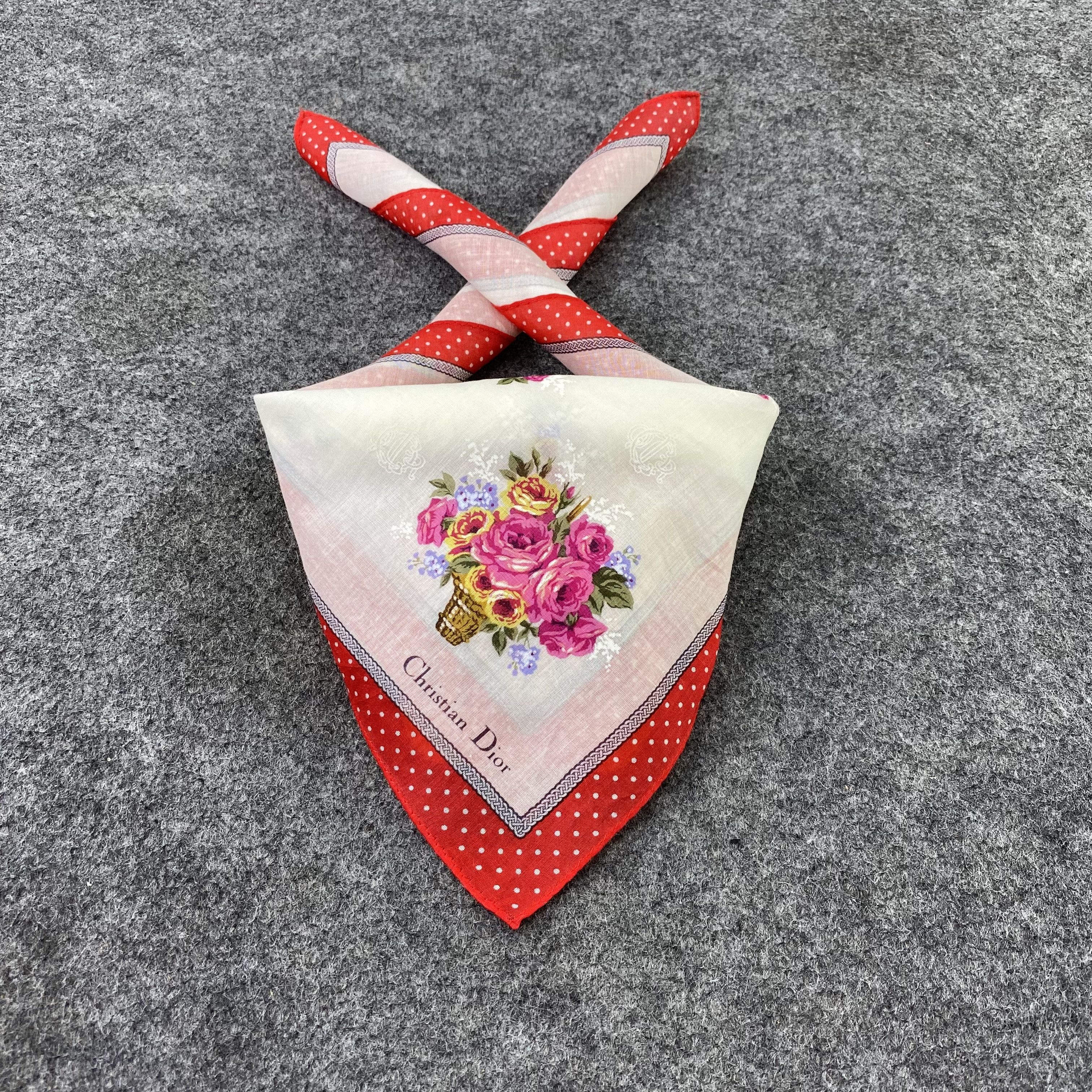 Designer Christian Dior Handkerchief / Bandana / Neckerchief-B1072 Size ONE SIZE - 2 Thumbnail