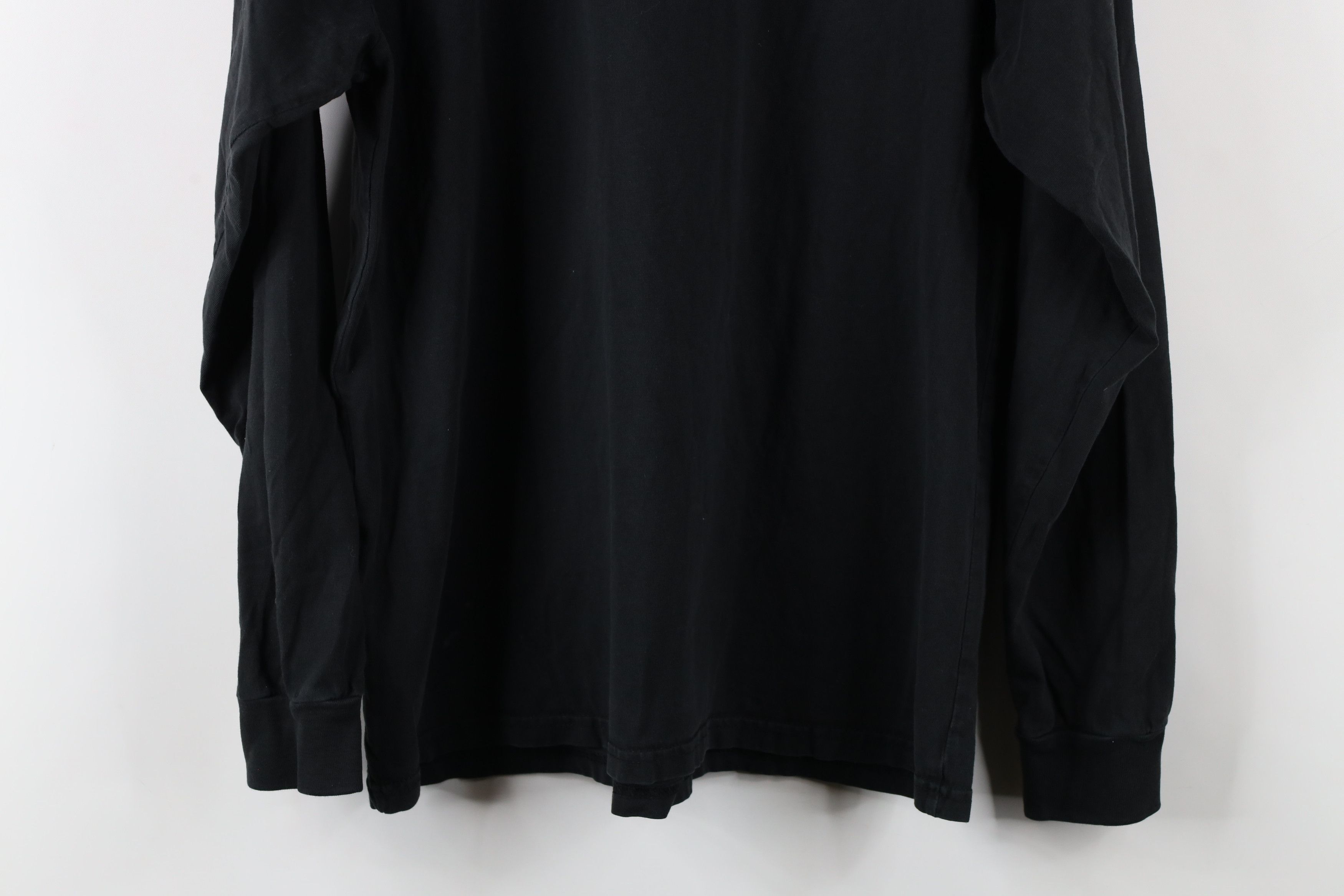 Vintage Vintage 90s Streetwear Long Sleeve T-Shirt Black Cotton Size US L / EU 52-54 / 3 - 9 Thumbnail