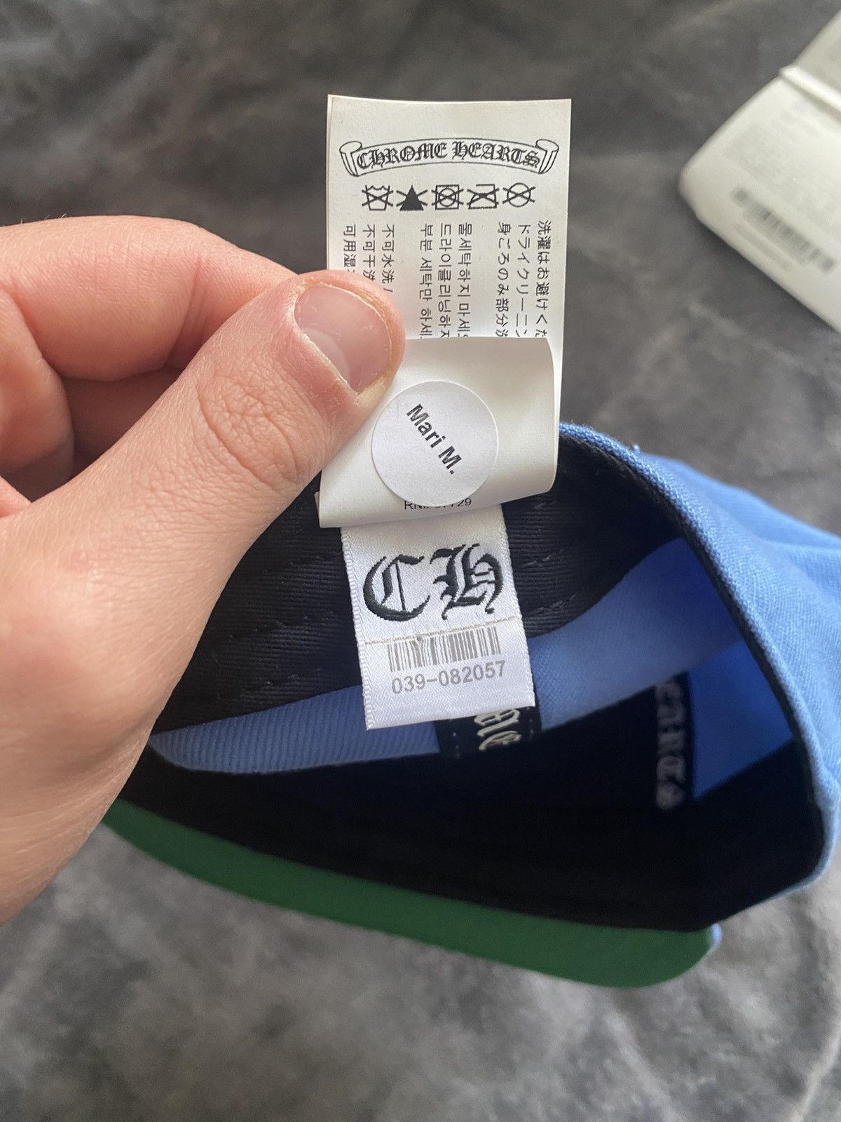 Chrome Hearts Chrome hearts Ch Heart logo embroidered Hat 7 1/4 Size ONE SIZE - 9 Thumbnail