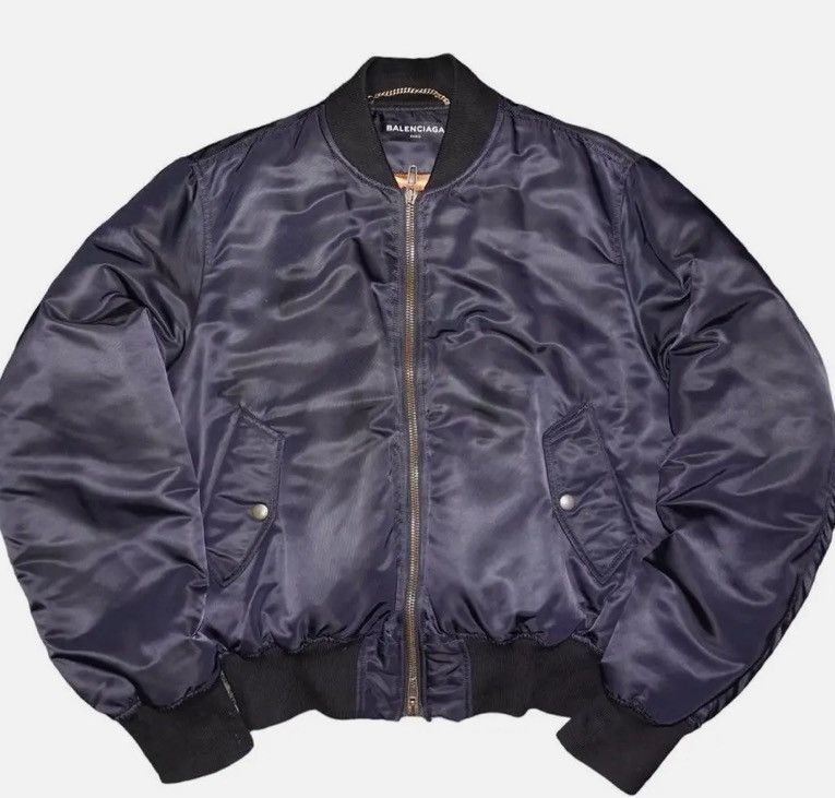 balenciaga ma1 black jacket size46