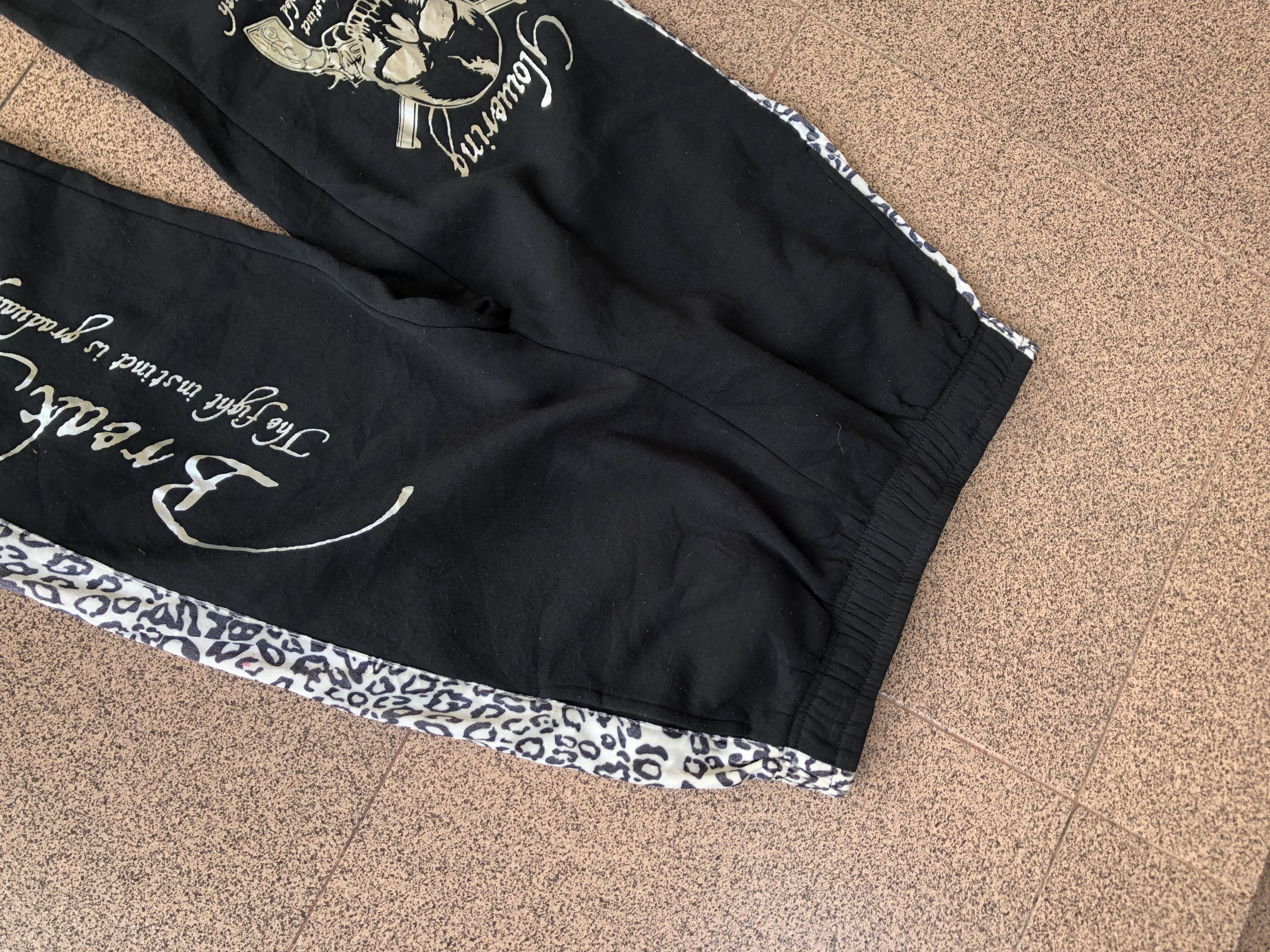 If Six Was Nine Dia Star Leopard Poem Vkei Style Y2k Japanese Size US 29 - 7 Thumbnail