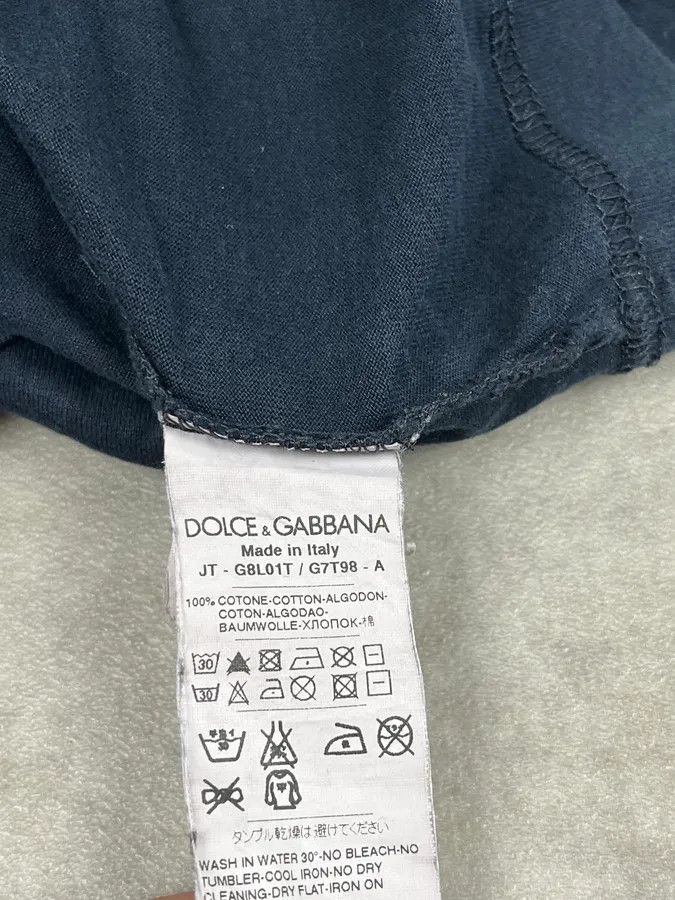 Dolce & Gabbana 2000s Dolce & Gabbana James Dean Navy T-Shirt Size US M / EU 48-50 / 2 - 10 Thumbnail