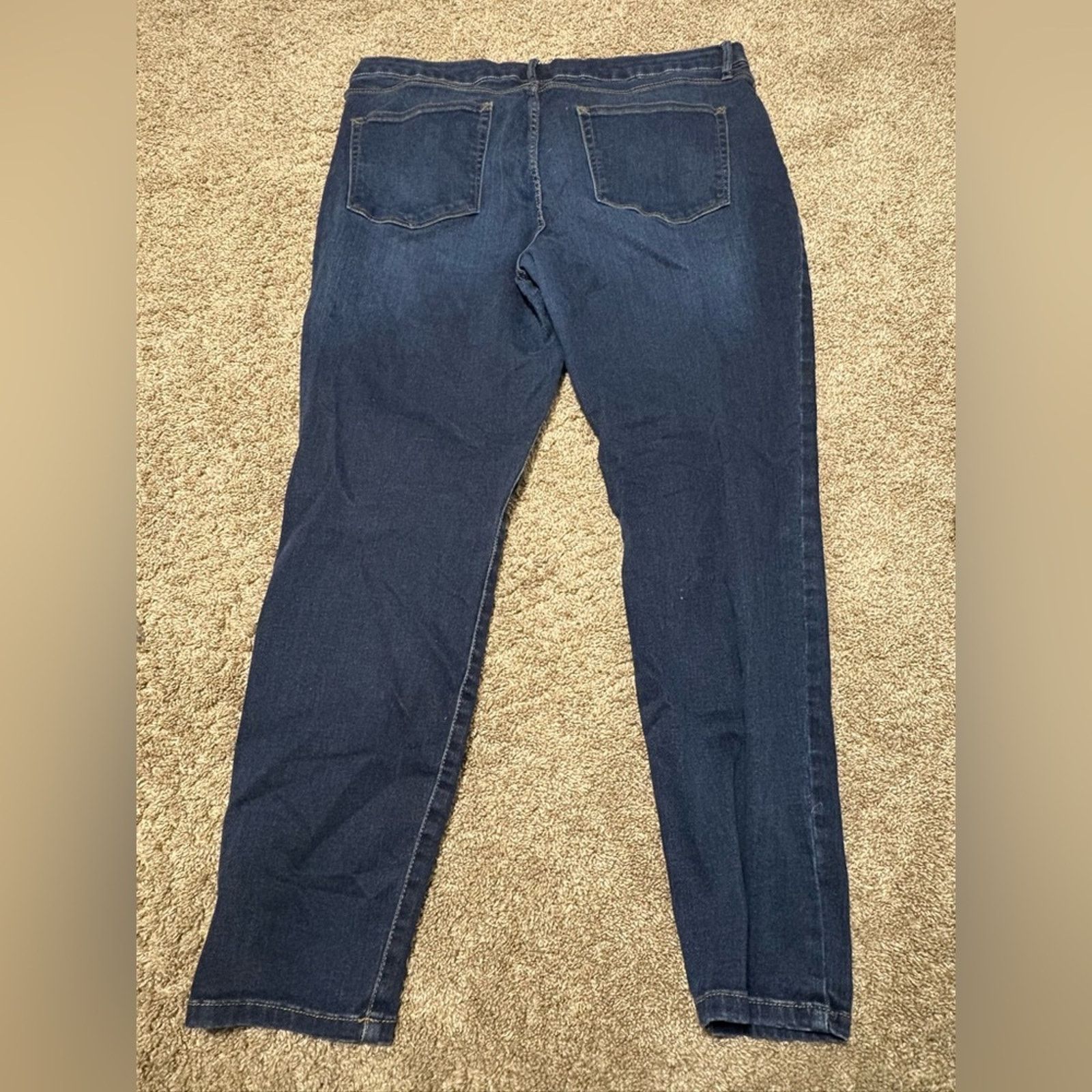 Vintage (Ana) Blue Denim Plus Size Jeans: Size 34/18 Size 40" / US 18 - 2 Thumbnail