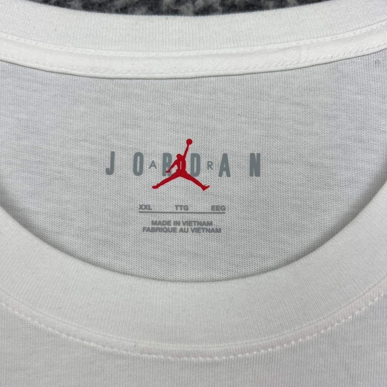 Jordan Brand Nike Air Jordan Shirt Men Short Sleeve Crew Neck Cotton 2XL Size US XXL / EU 58 / 5 - 6 Thumbnail