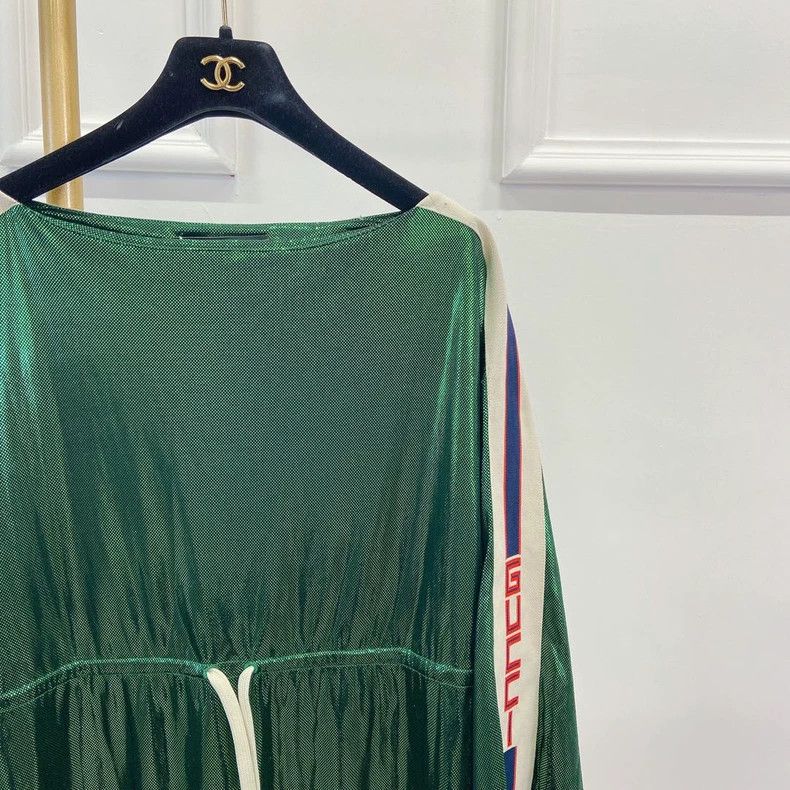 Gucci Gucci One-shoulder green dress 2504-Nextarrow Size XXS / US 00 / IT 34 - 3 Thumbnail