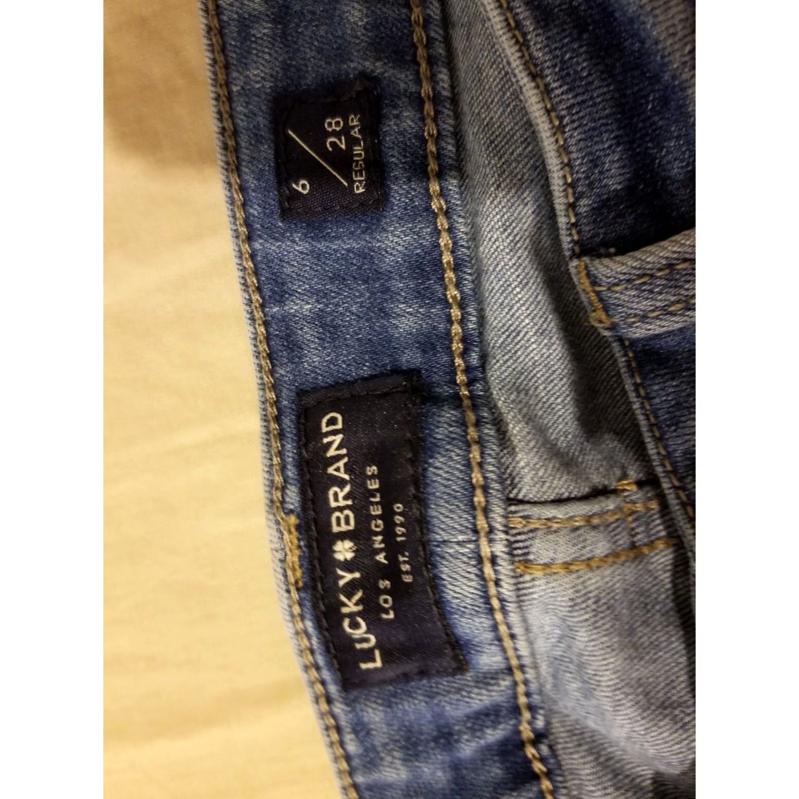 J Brand Womens Lucky Brand Skinny Jeans 6 28 Denim Stretch Size 28" / US 6 / IT 42 - 6 Thumbnail