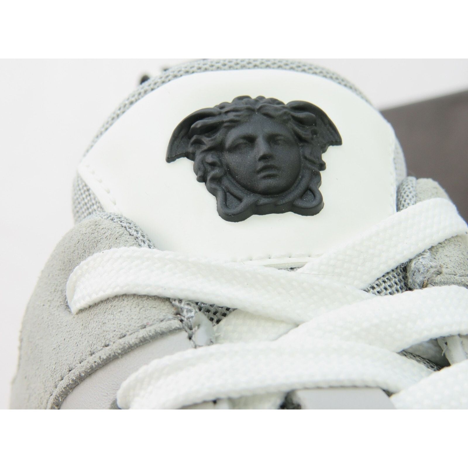 Versace VERSACE PINK WHITE LEATHER MEDUSA HEAD PLATFORM SNEAKERS 38 Size US 8 / IT 38 - 3 Thumbnail