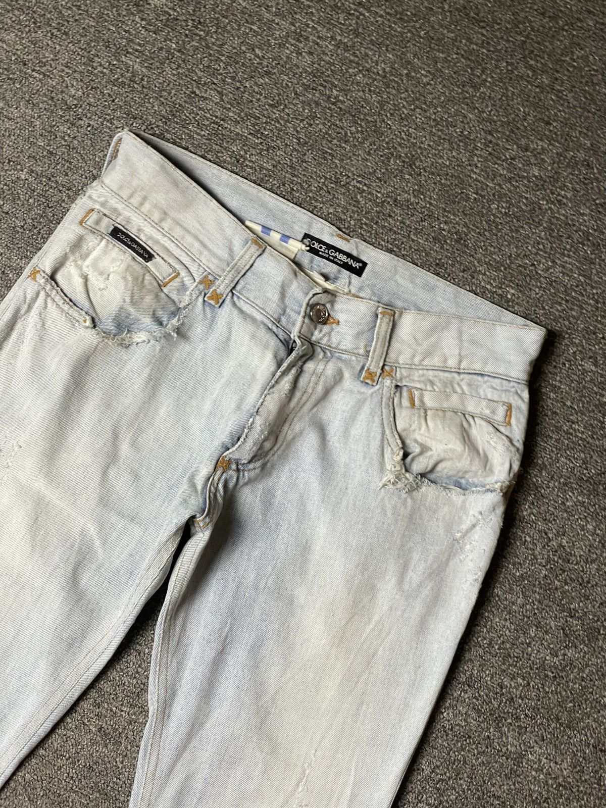 Dolce & Gabbana Dolce & Gabbana Bootcut Denim Jeans (142) Size US 31 - 3 Thumbnail