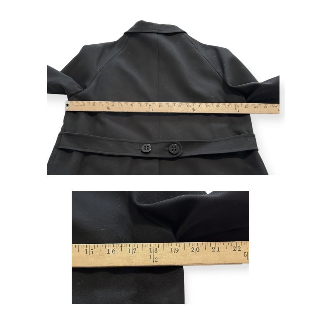 See by Chloe See by Chloe Black Cotton Pea Coat/Jacket, Size US10/Italy 4 Size L / US 10 / IT 46 - 14 Thumbnail
