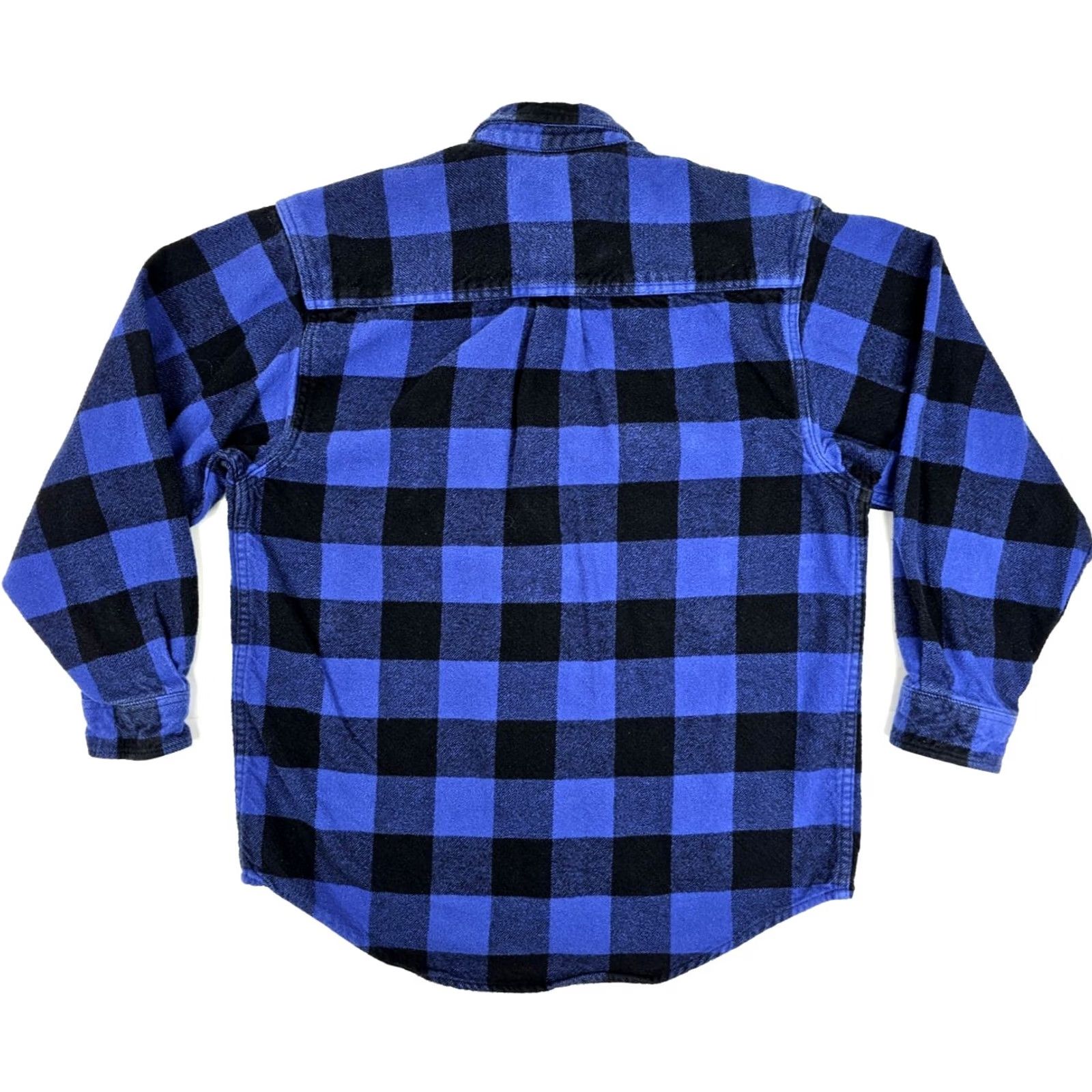 Vintage VINTAGE Field & Stream Heavy Flannel Shirt Men M Blue Plaid Button-Up Night? Size US M / EU 48-50 / 2 - 6 Thumbnail