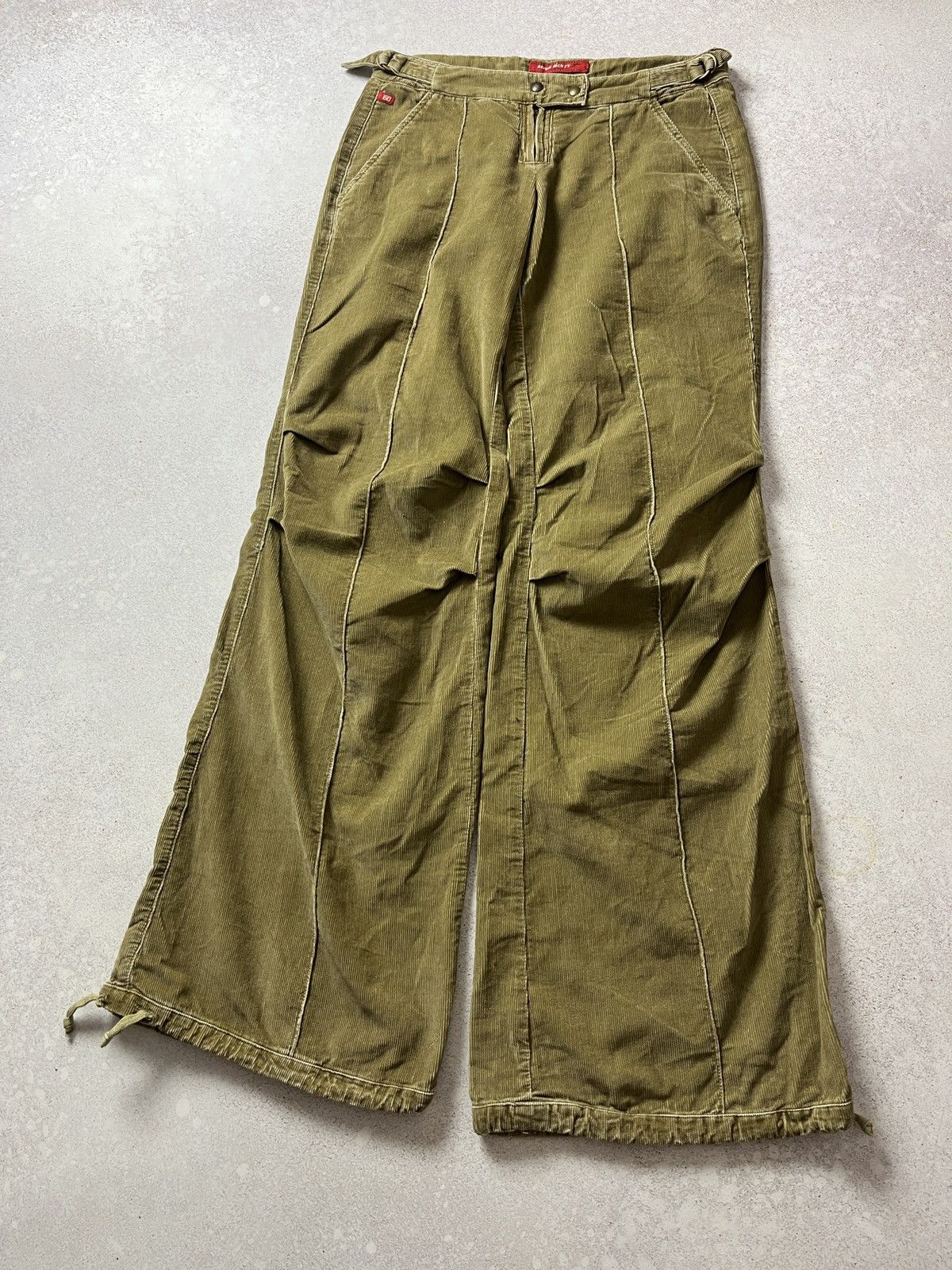 Miss Sixty Vintage Miss Sixty Women's Flared Pants Drawstrings Y2K Size 26" / US 2 / IT 38 - 2 Thumbnail