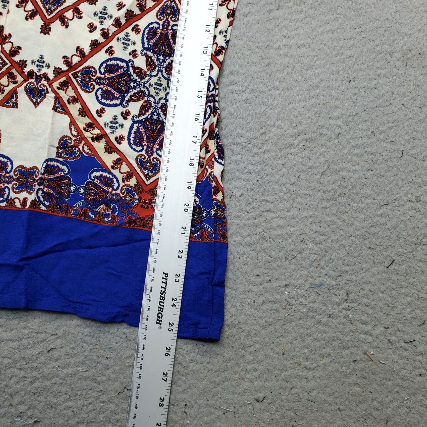 Zara Zara Palazzo Pants Womens XS Multicolor Geometric Wide-Leg Elastic Waistband Pull On Size 26" / US 2 / IT 38 - 4 Thumbnail