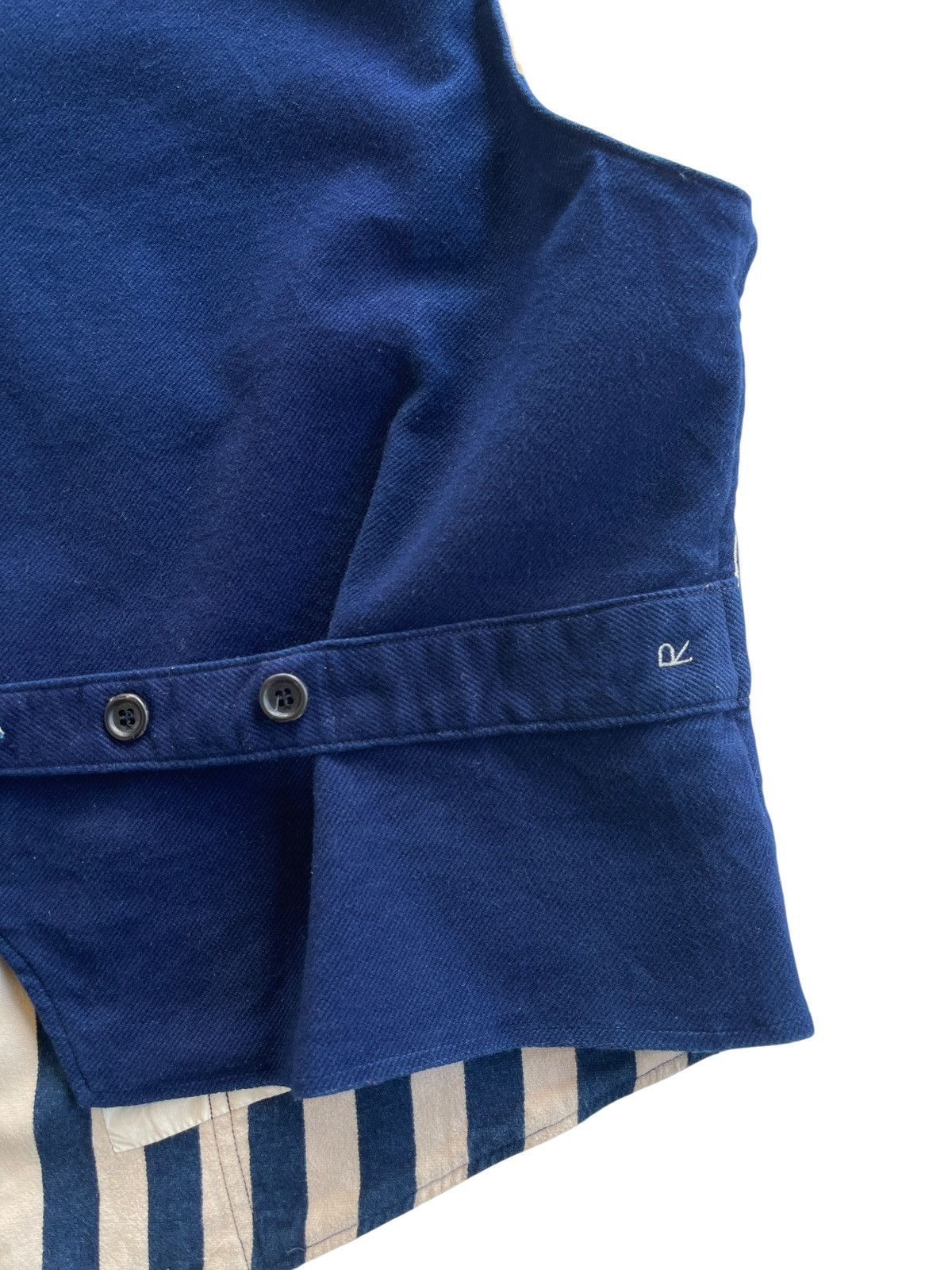 45rpm 45rpm Stripe Indigo Vest Kapital Japan Size US M / EU 48-50 / 2 - 9 Thumbnail