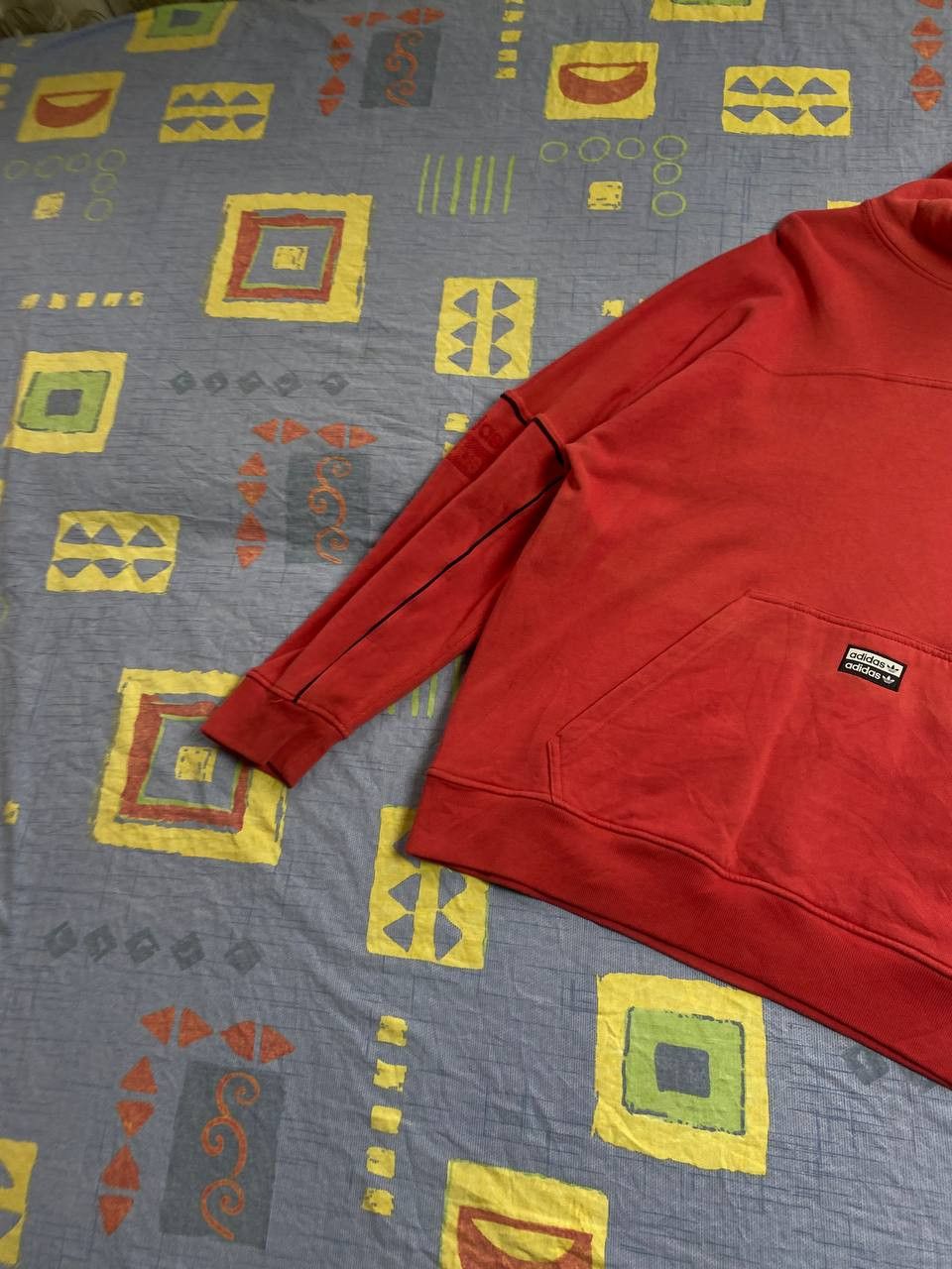Adidas Vintage Y2K Adidas Sweatshirt Hoodie Thrashed Size US XL / EU 56 / 4 - 2 Thumbnail