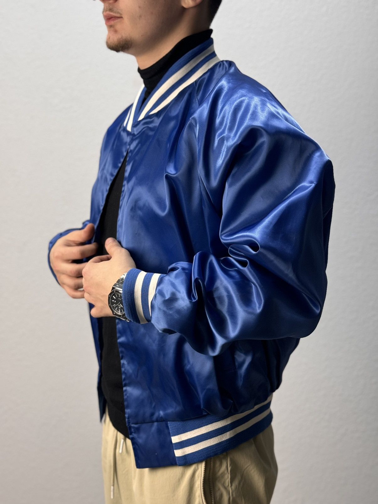 Chalk Line × Vintage Vintage Made USA Chalk Line nylon bomber Satin Bomber NBA Size US M / EU 48-50 / 2 - 3 Thumbnail