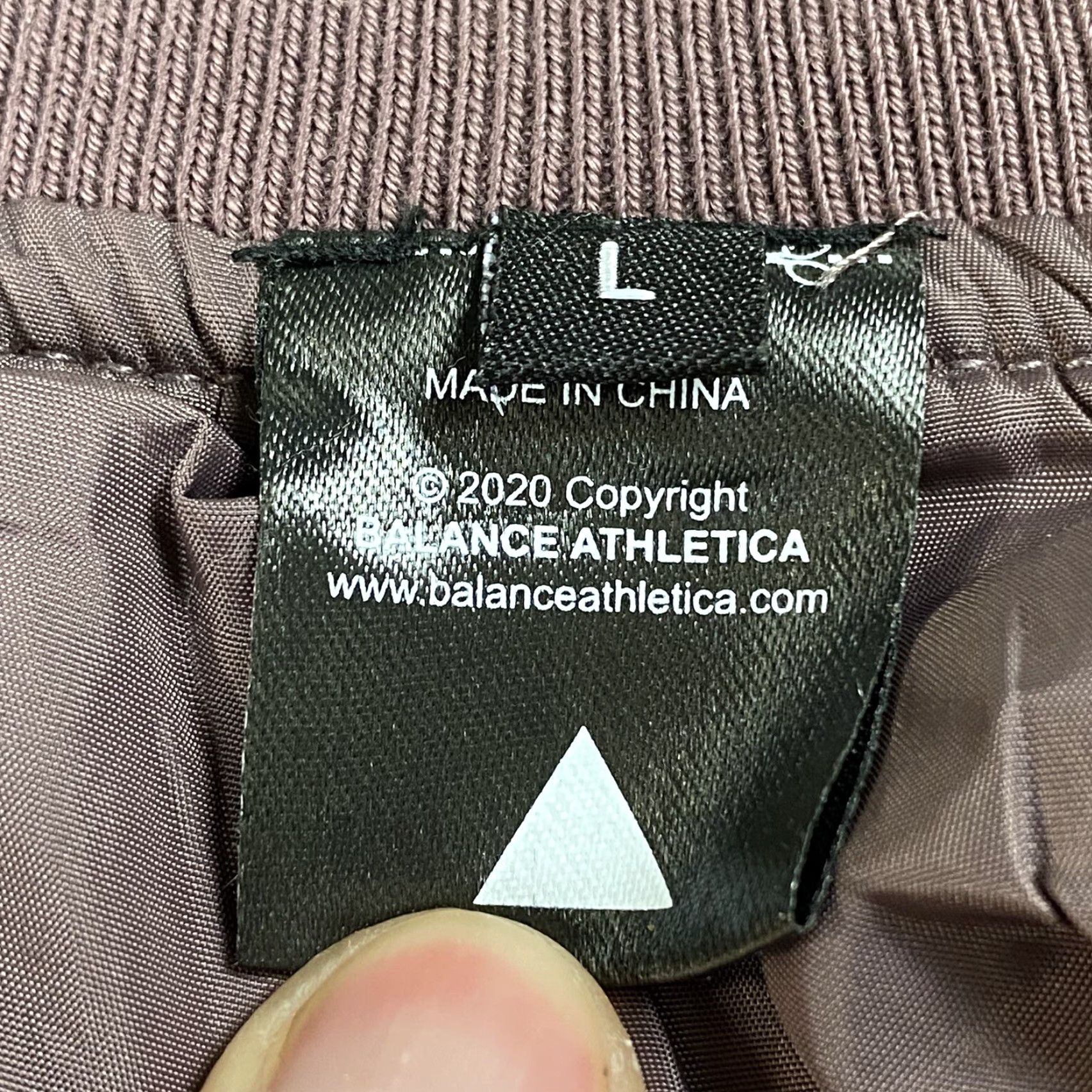 Vintage BALANCE ATHLETICA Bomber Jacket WOMEN L Floral Purple Zip Sportswear Workout BALANCE ATHLETICA Size L / US 10 / IT 46 - 4 Thumbnail