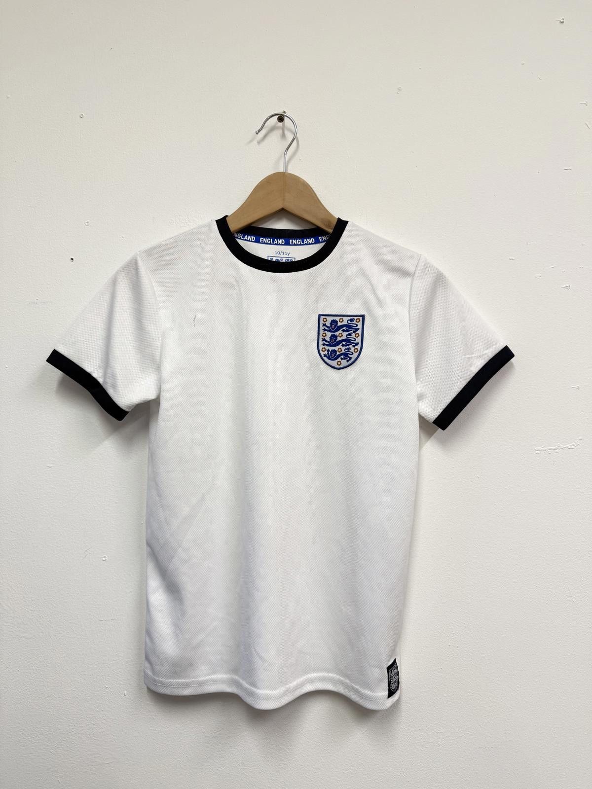 Other England National Football Team White T-Shirt with Crest Size ONE SIZE - 1 Thumbnail