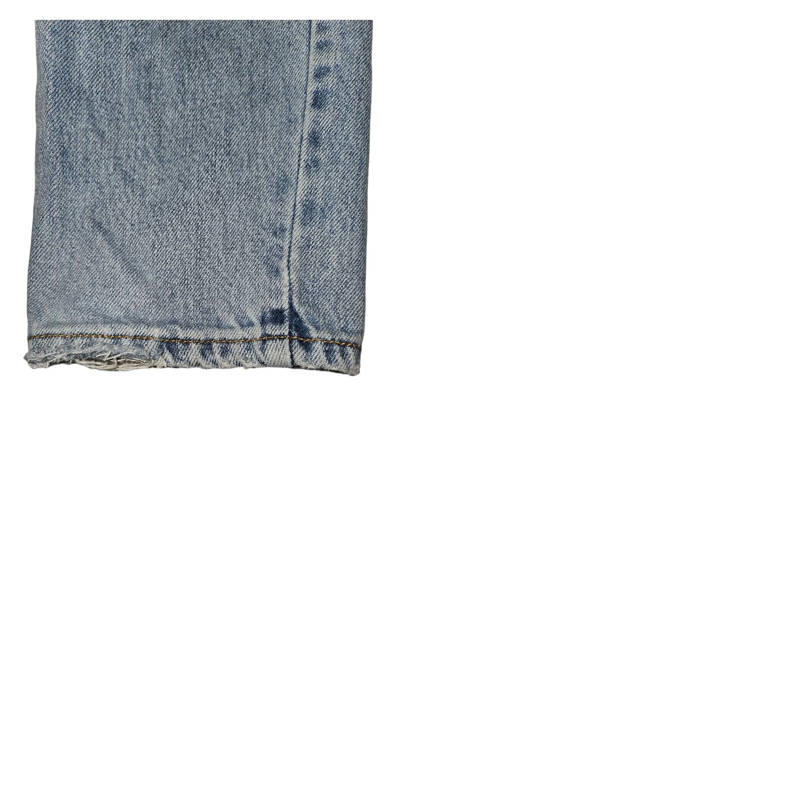 Levi's VINTAGE Levi's 550 Jeans Juniors 4M Relaxed Tapered Mid Rise 28in Blue 90s Grunge Hipster Womens Jeans Size 27" / US 4 / IT 40 - 9 Thumbnail