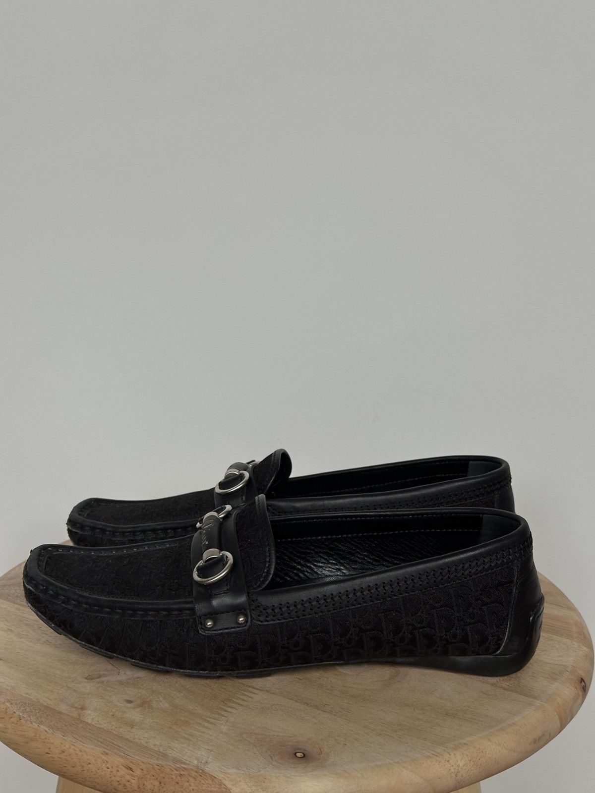 Designer Dior monogram slip on mocassins Size US 7 / IT 37 - 3 Thumbnail